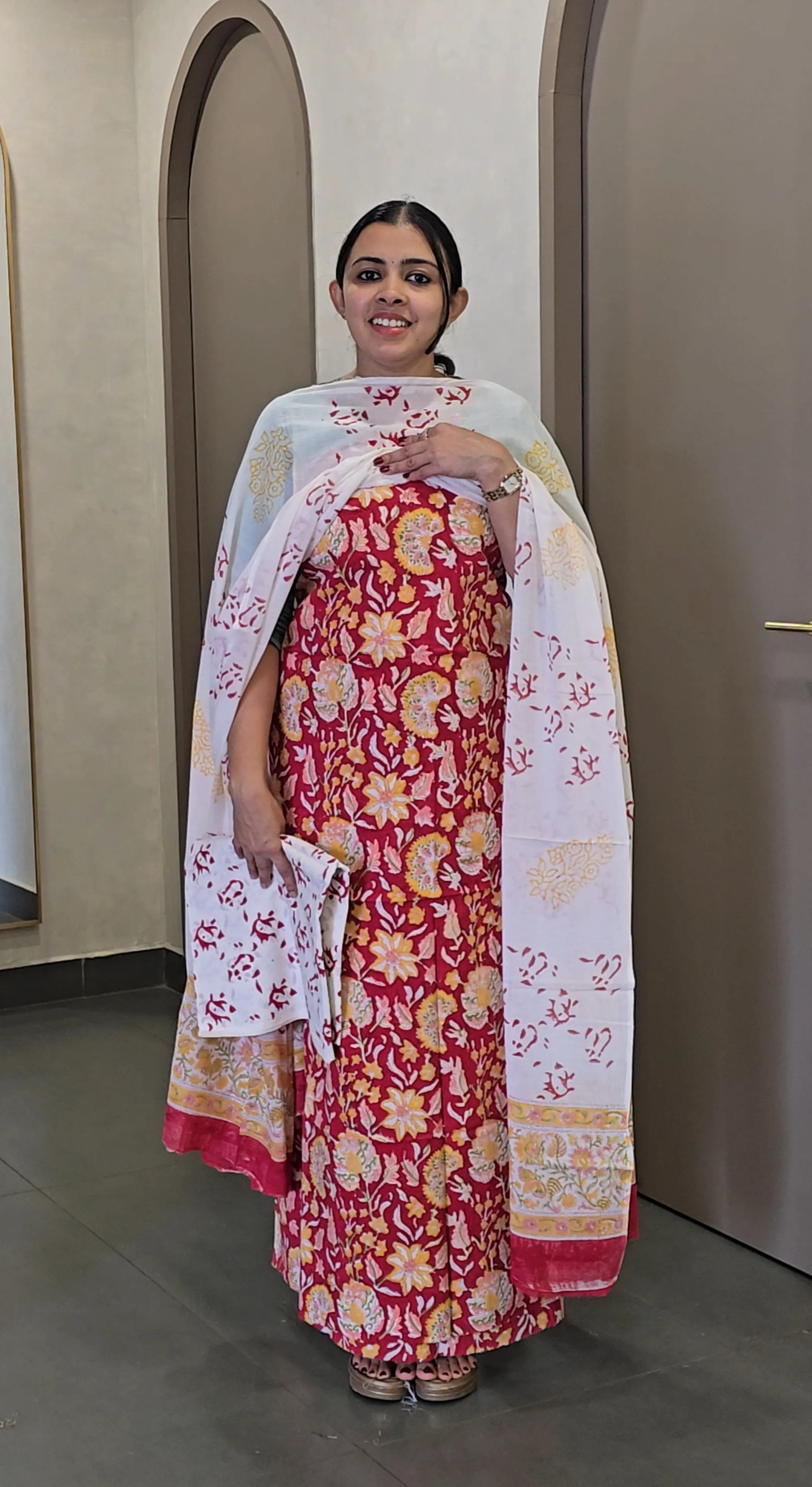 Cotton Salwarsuit - SC 10135