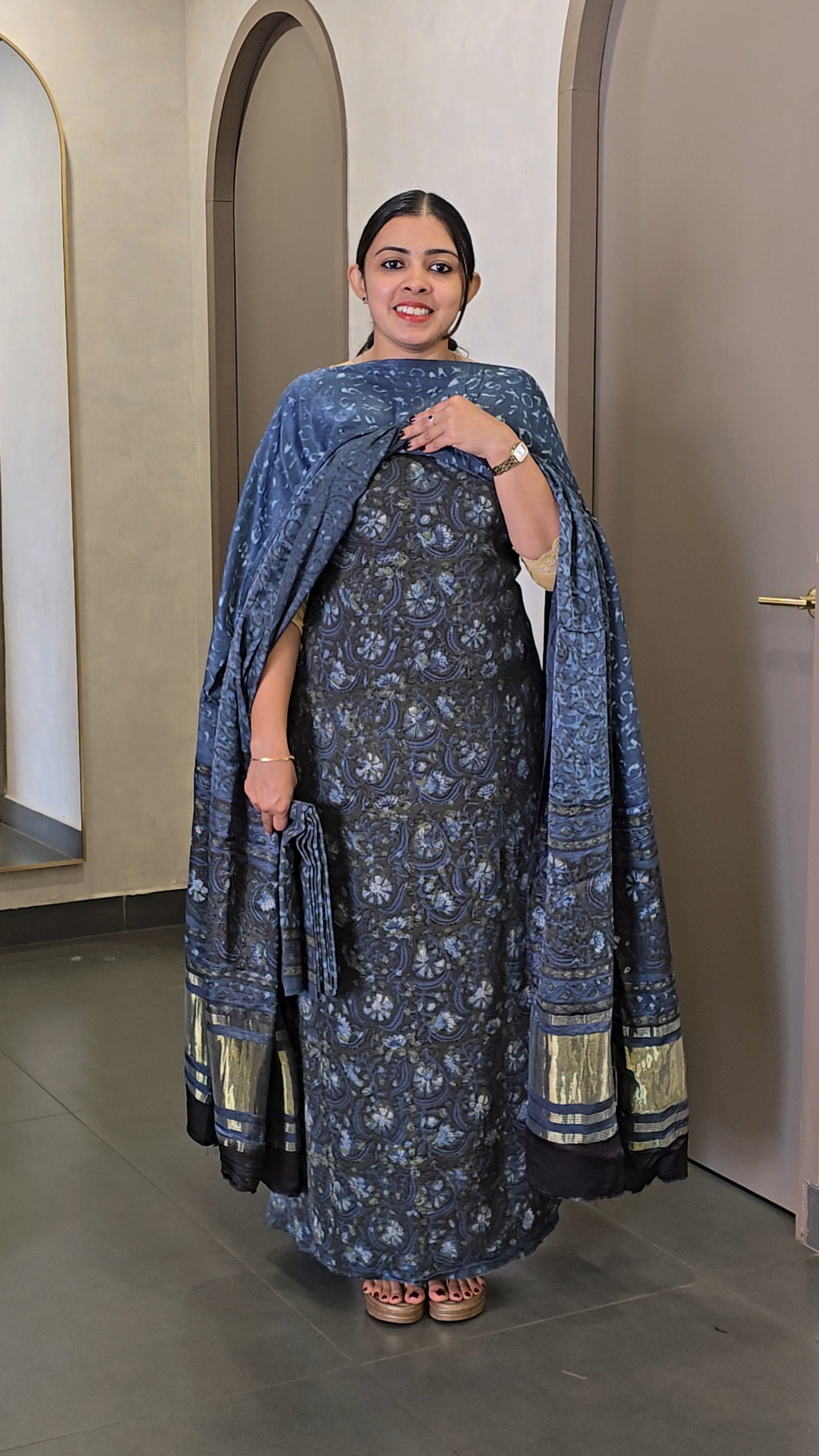 Pure Modalsilk Salwarsuit- SC 10138