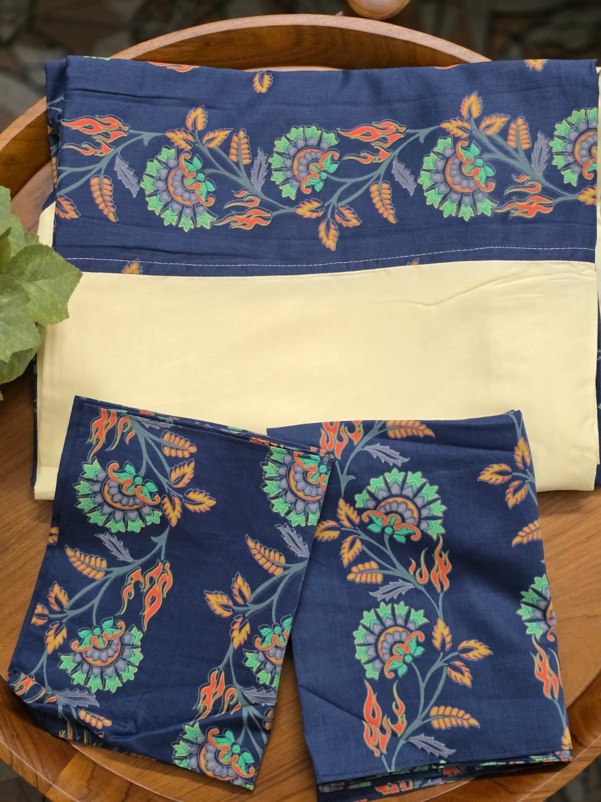 Queen Size - Pure Handloom Cotton Bedsheet