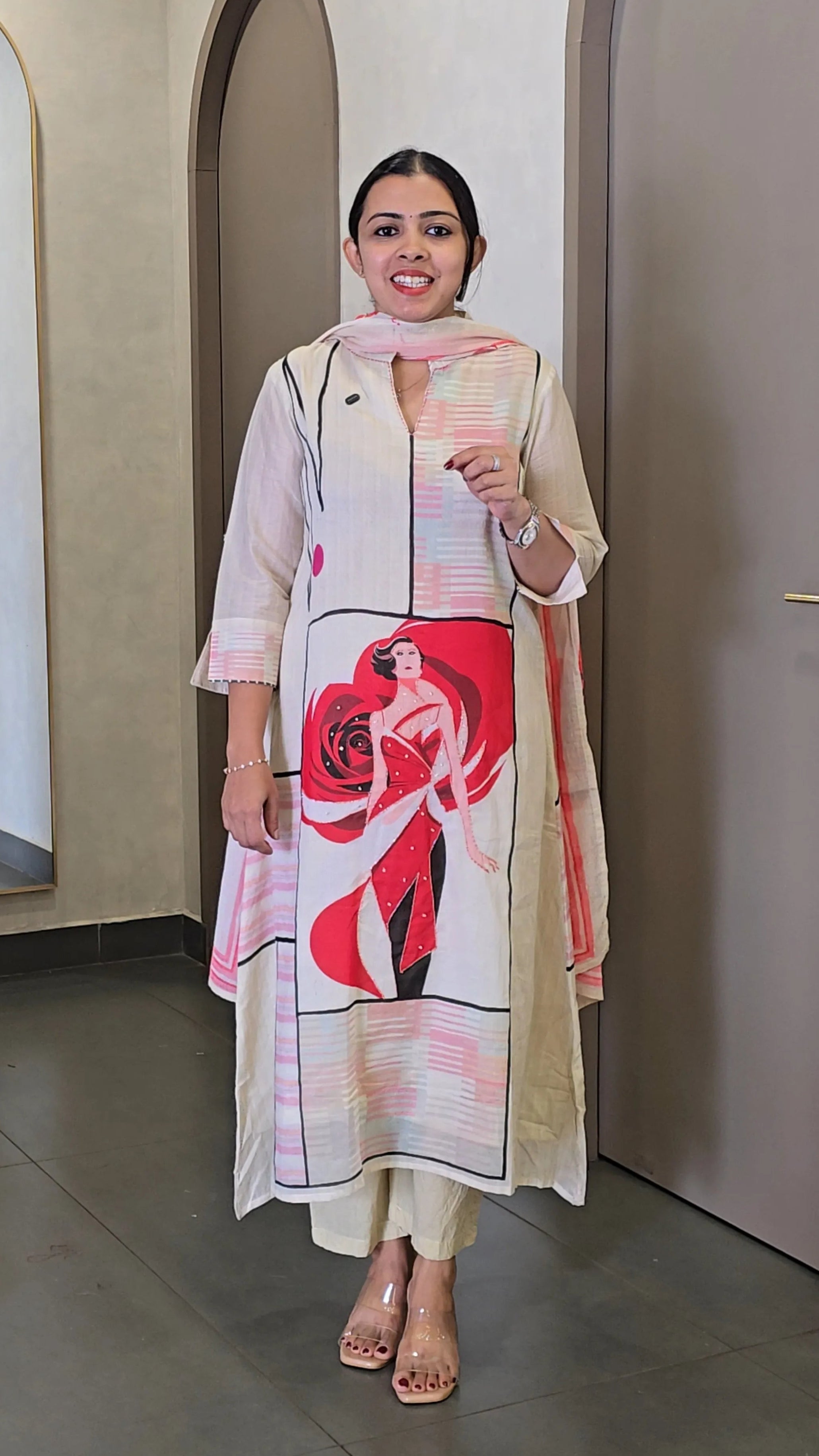 Ready-to-Wear Cotton Salwar Set - SC 10534