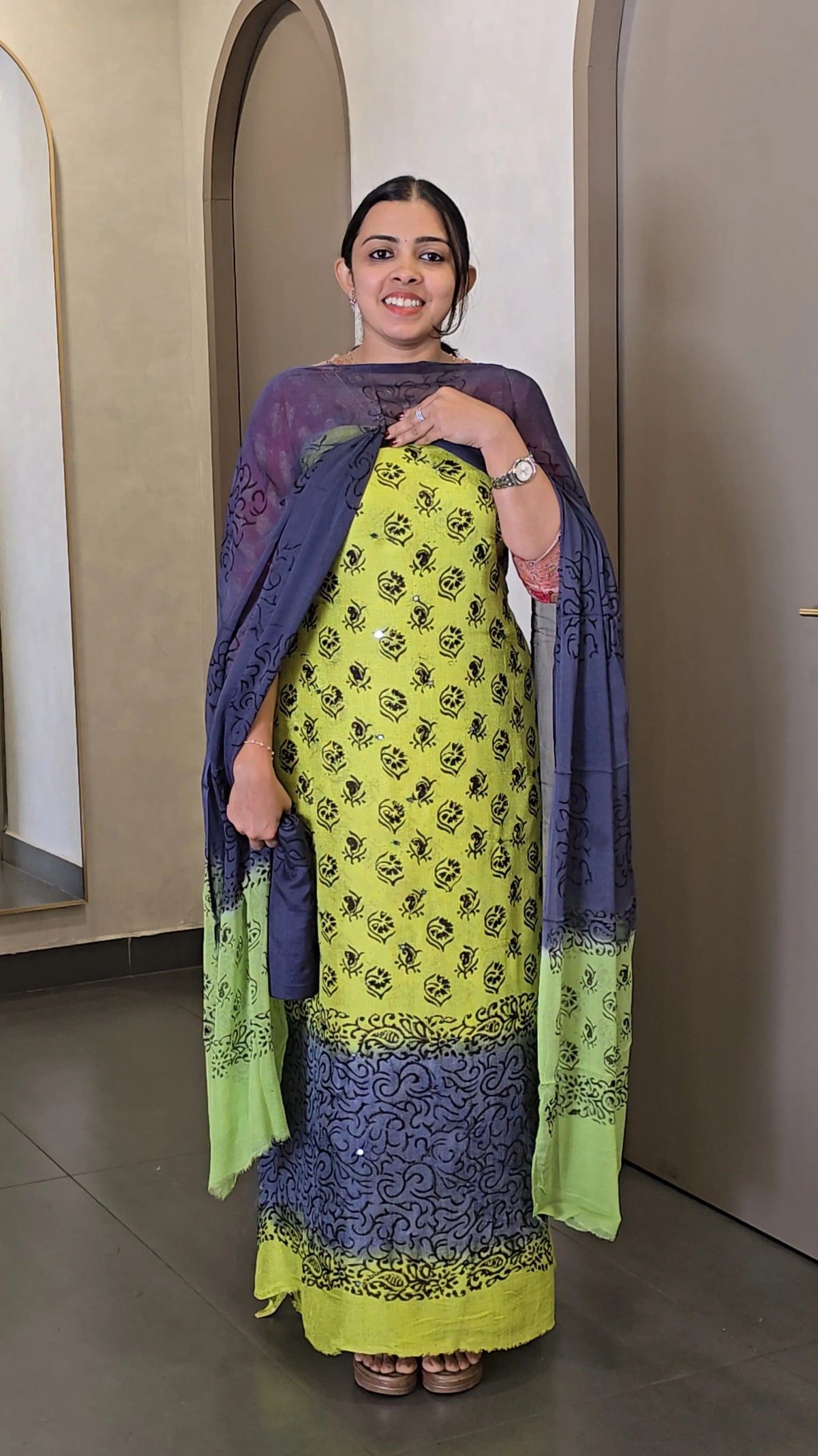Crepe Georgette Salwar Suit - SC 10797