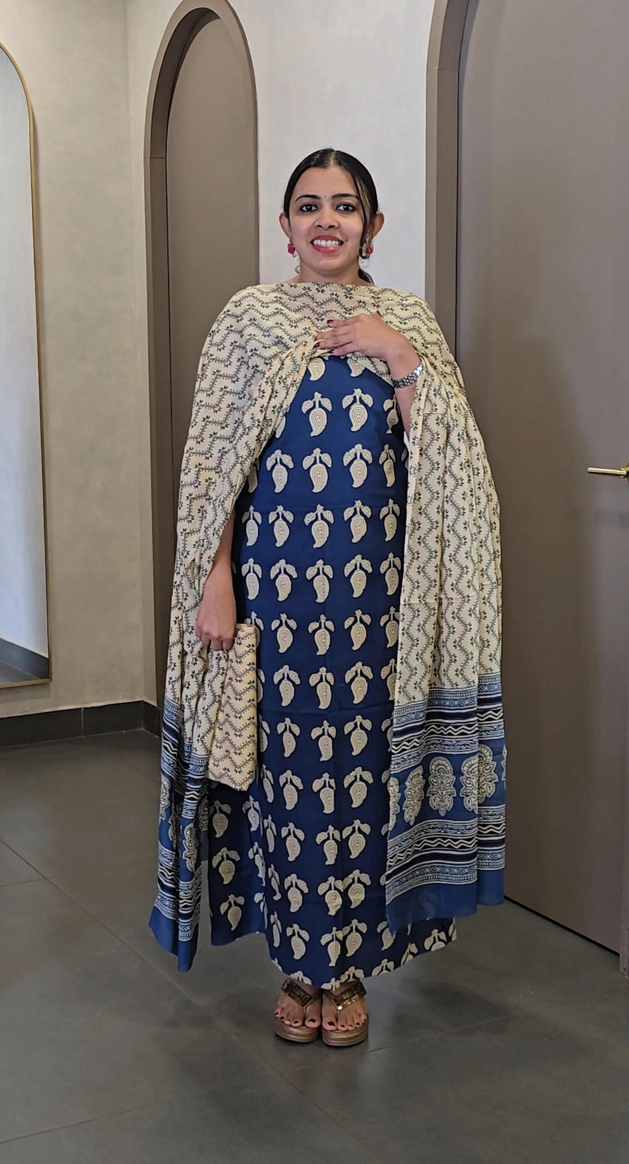 Cotton Salwarsuit - SC 10059