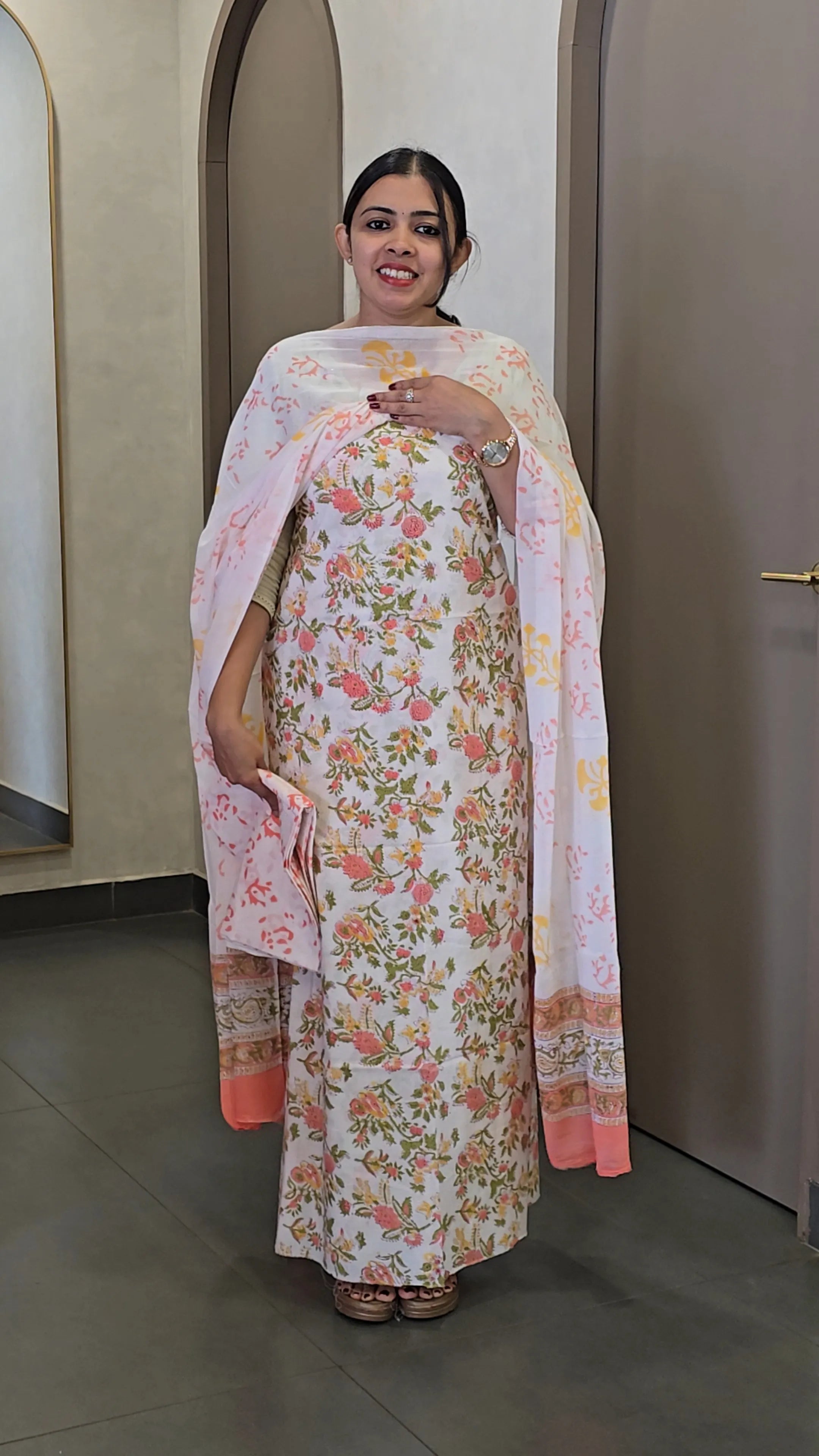 Cotton Salwarsuit - SC 10135