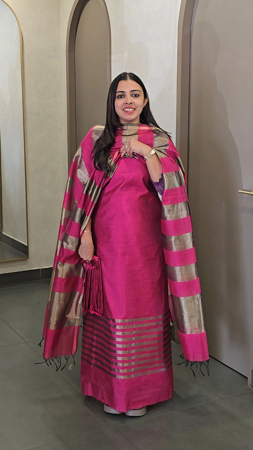 Chanderi Salwarsuit - SC 10662