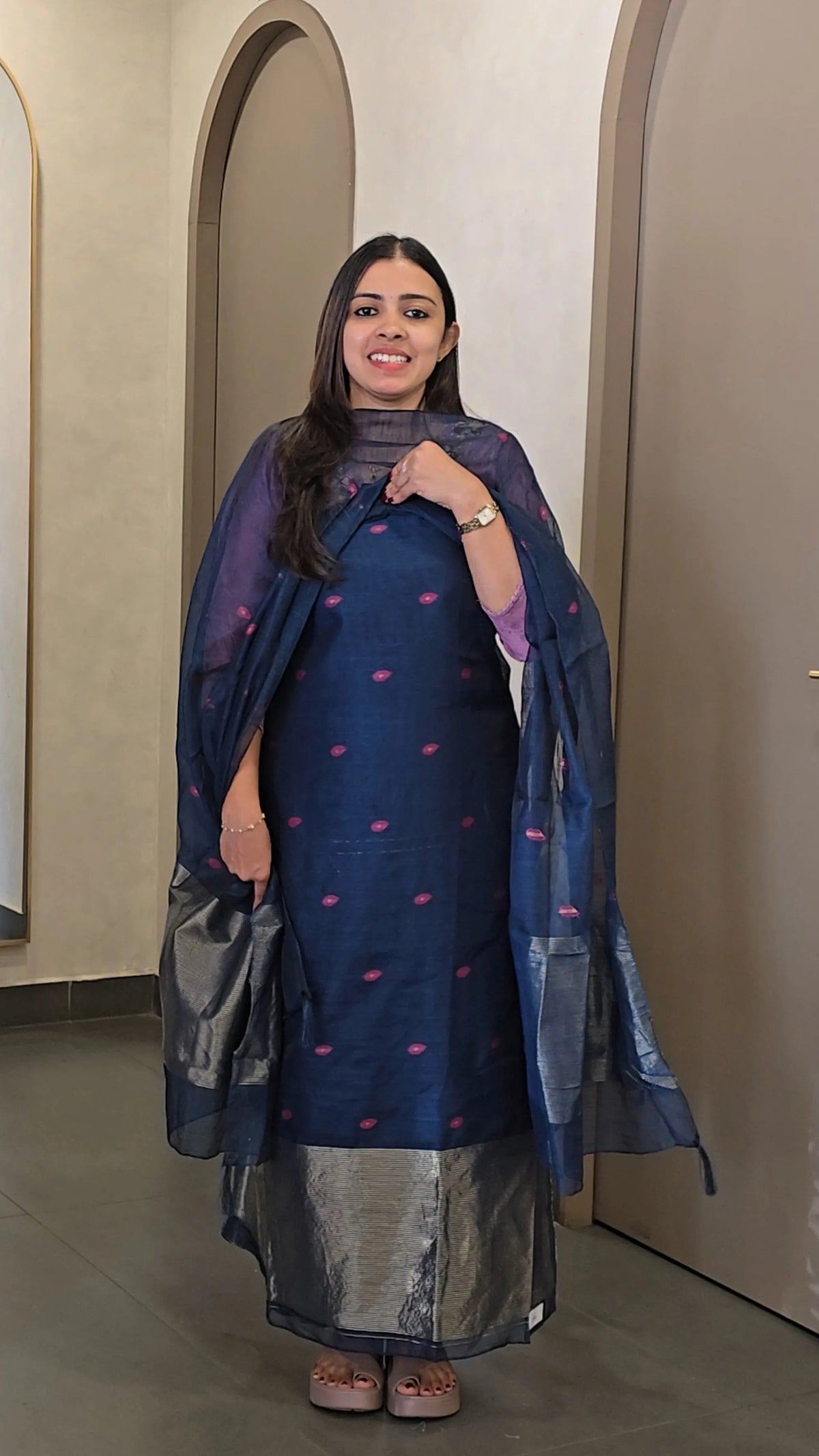 Chanderi Salwarsuit - SC 10779