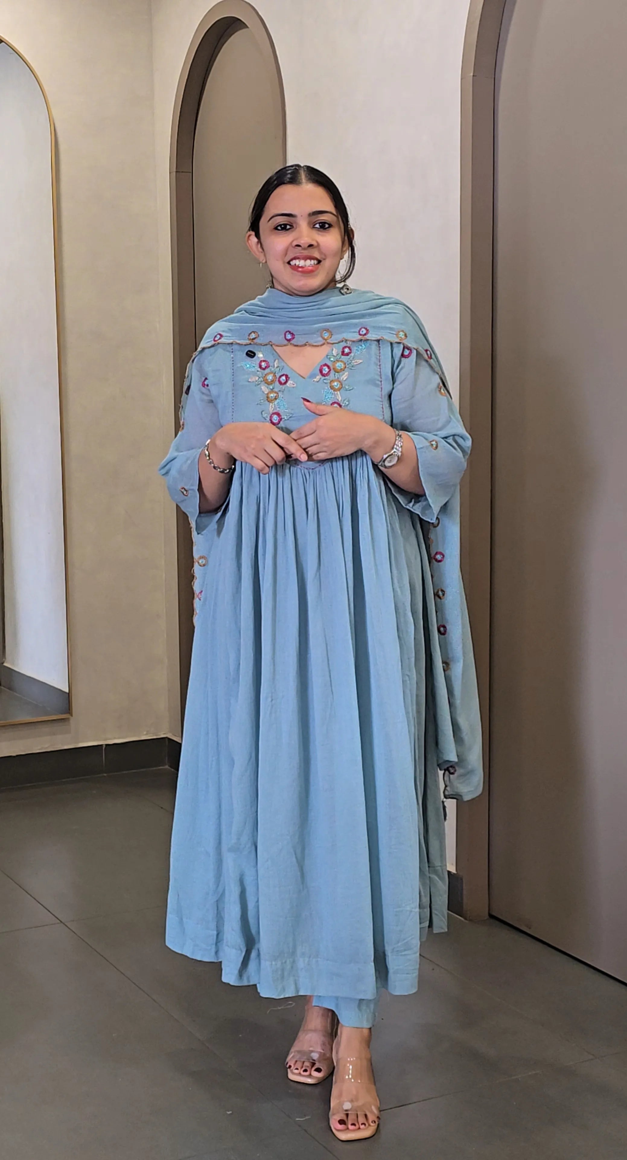 Soft Mulcotton Salwarset - SC 10431