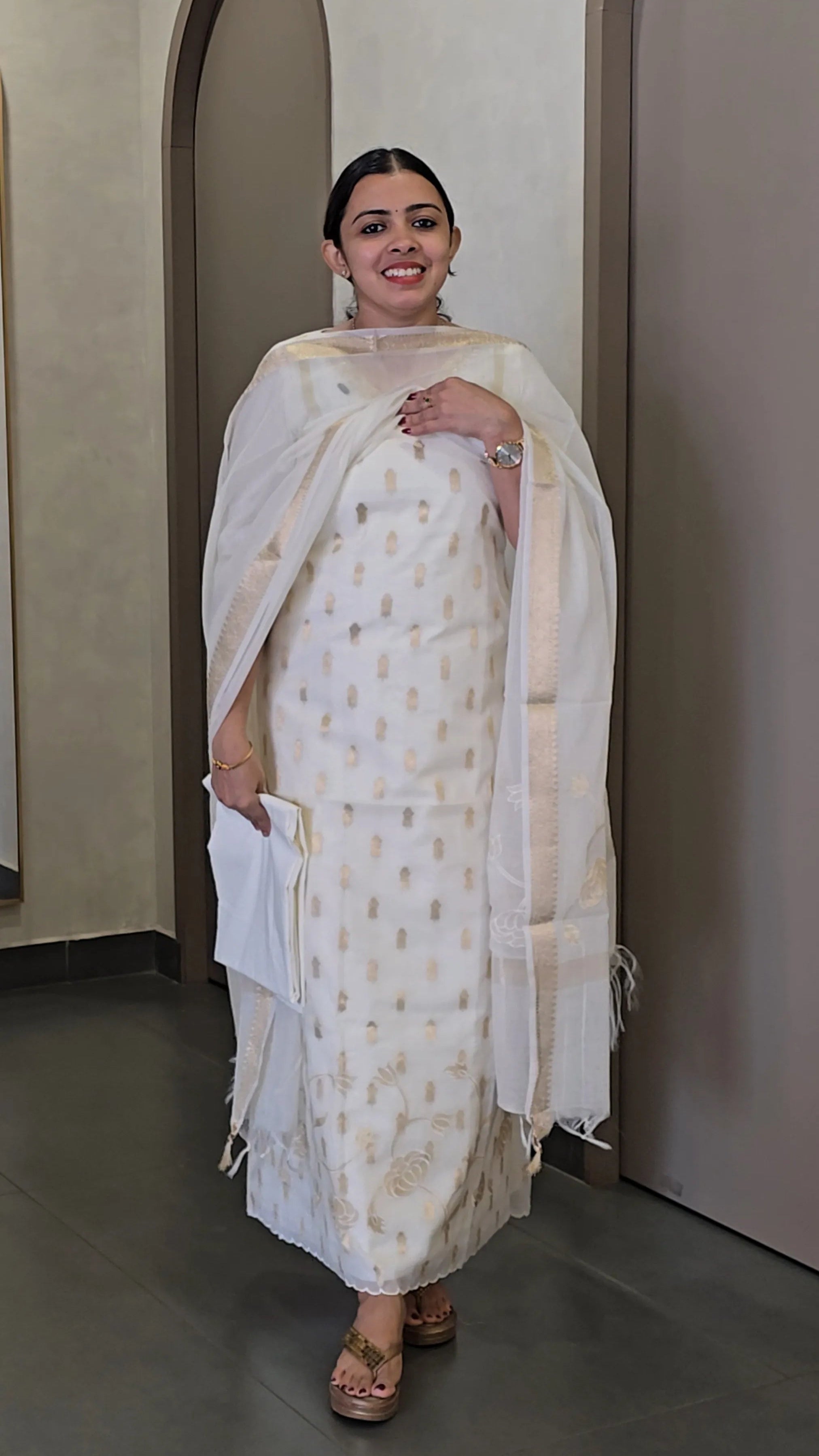 MulChanderi - Onam Salwar Suit - SC 10481