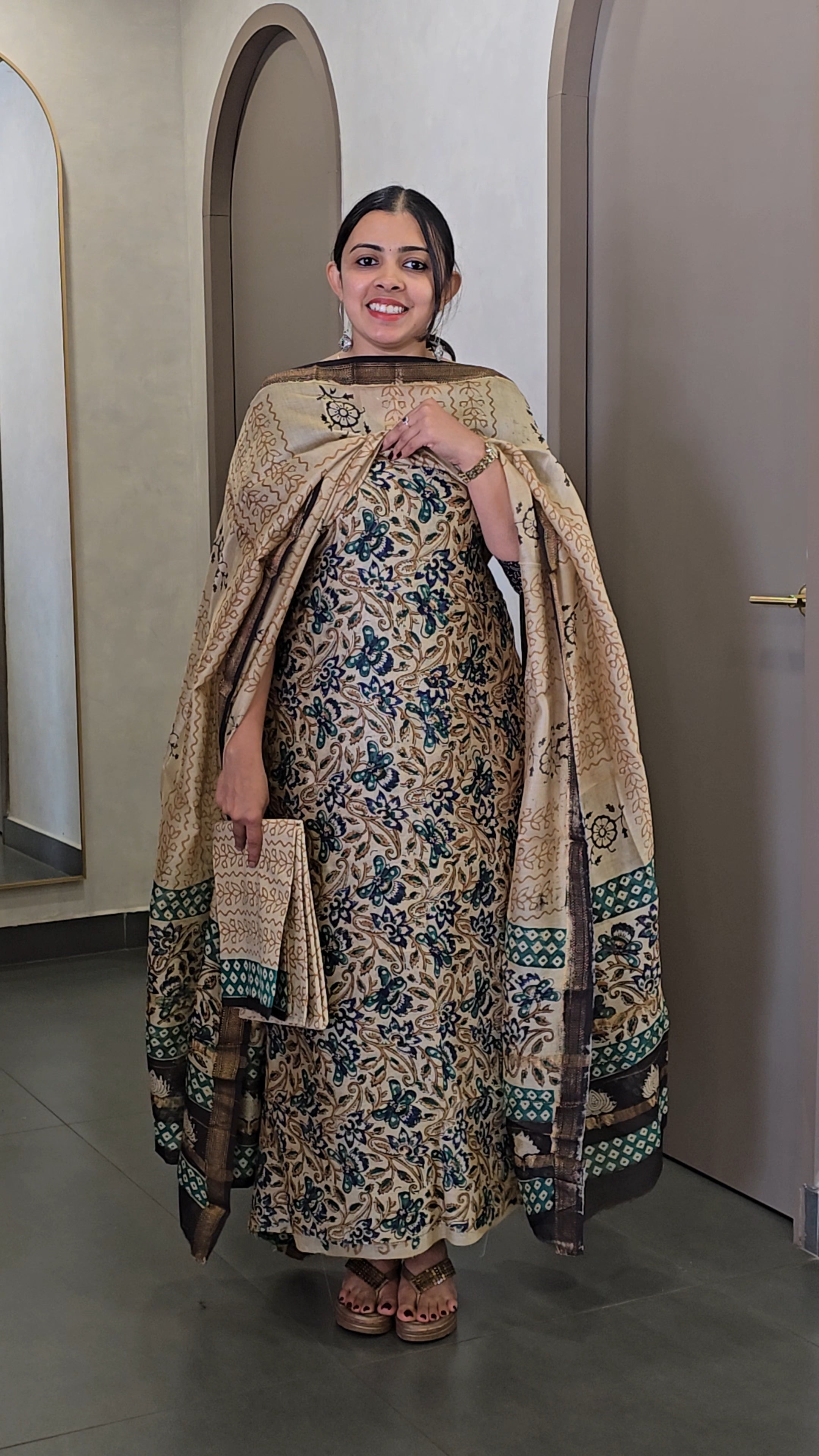 Maheshwari Silk Salwarsuit