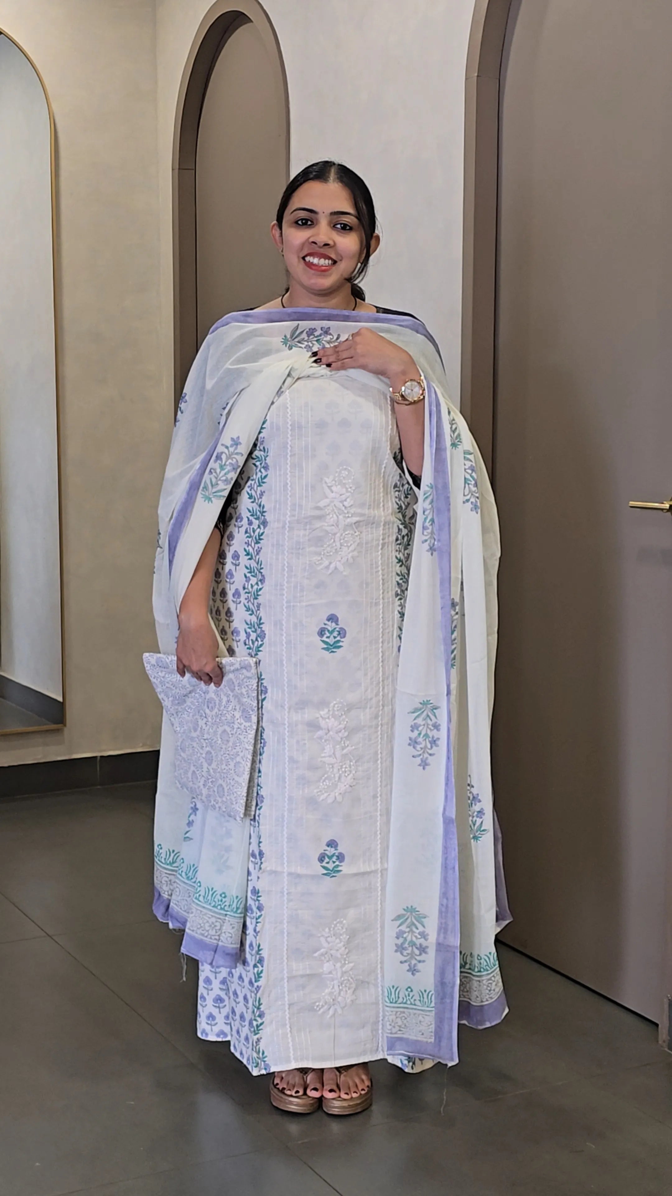 Pure Cotton Salwarsuit - SC 10183