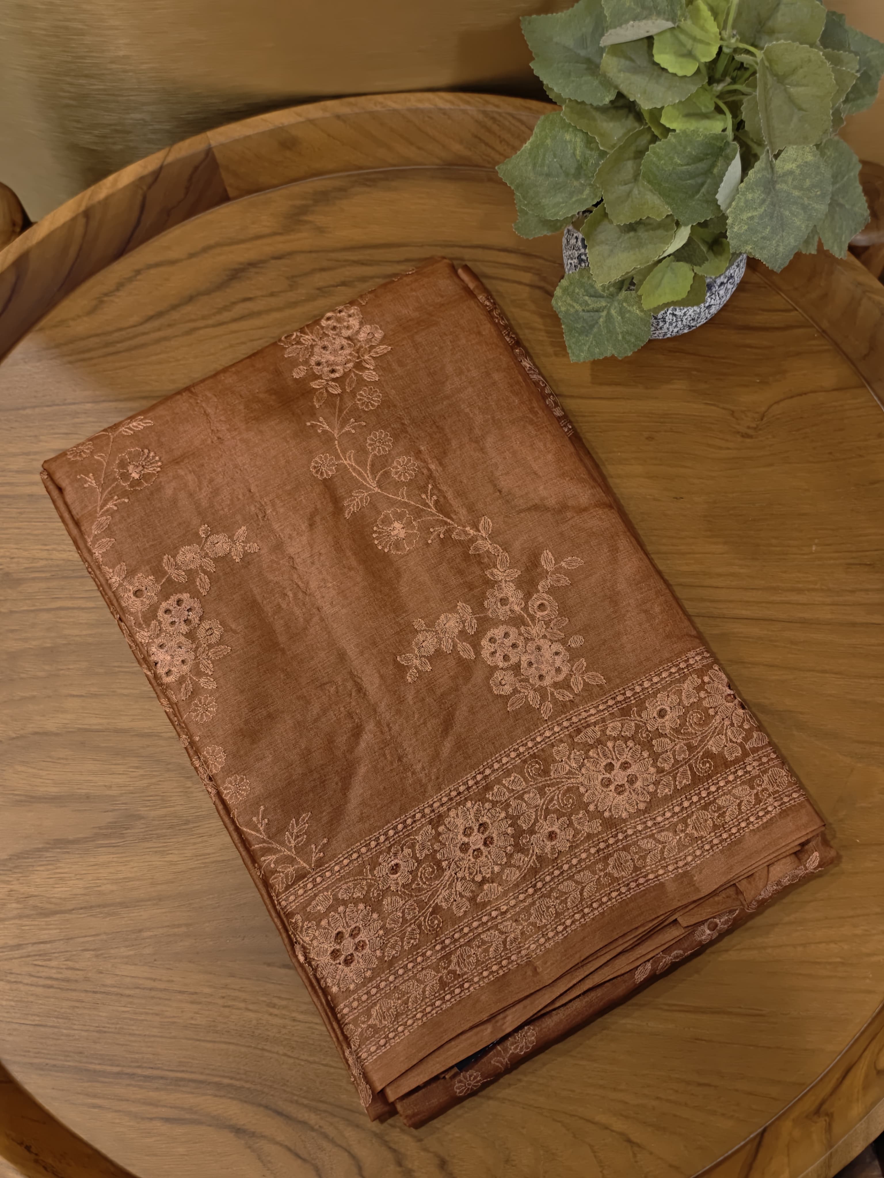 Pure Tussar Silk Saree - SC 10239