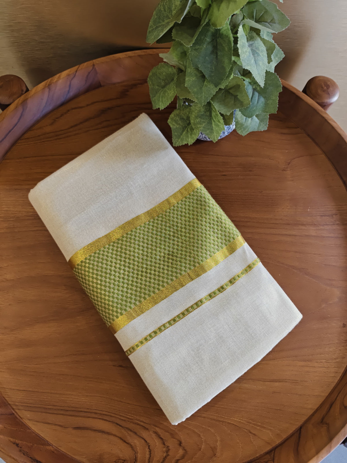Tissue Onam Saree - SC 10456