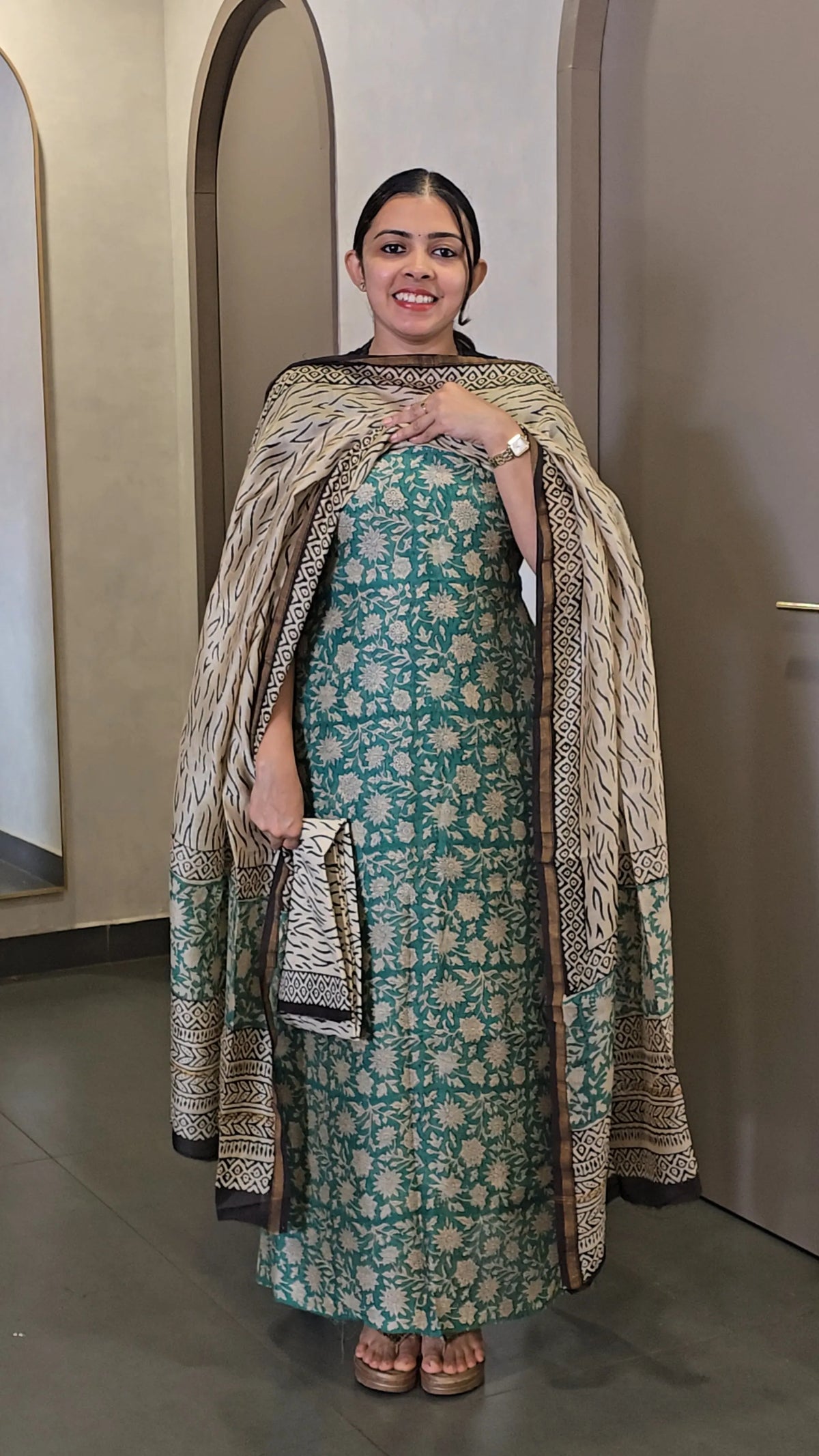 ChanderiSilk Salwarsuit - SC 10729
