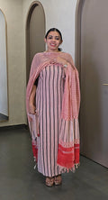 Semi - Linen Salwarsuit- SC 10326