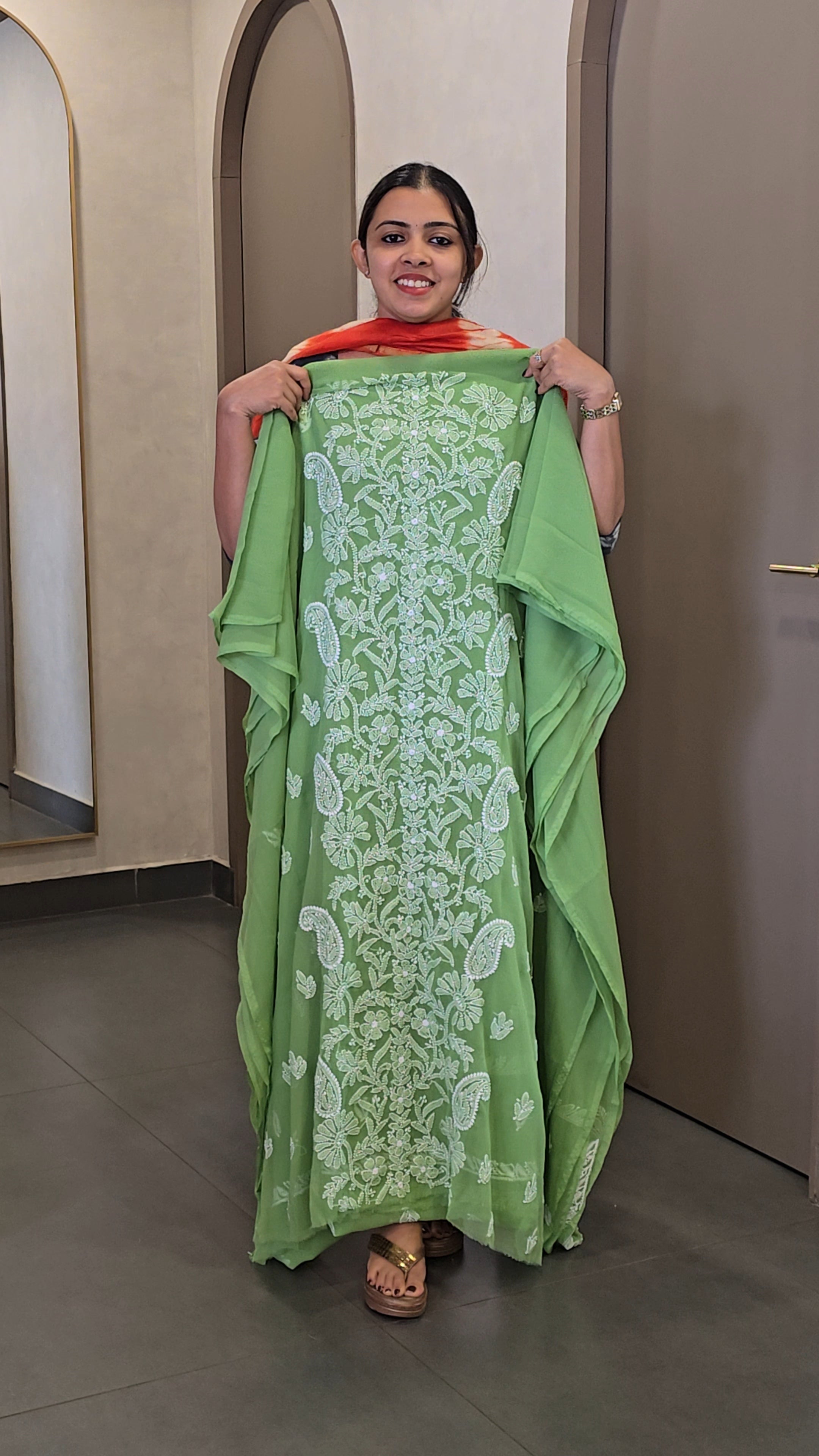 Georgette Chikankari Salwar Suit -SC 10409