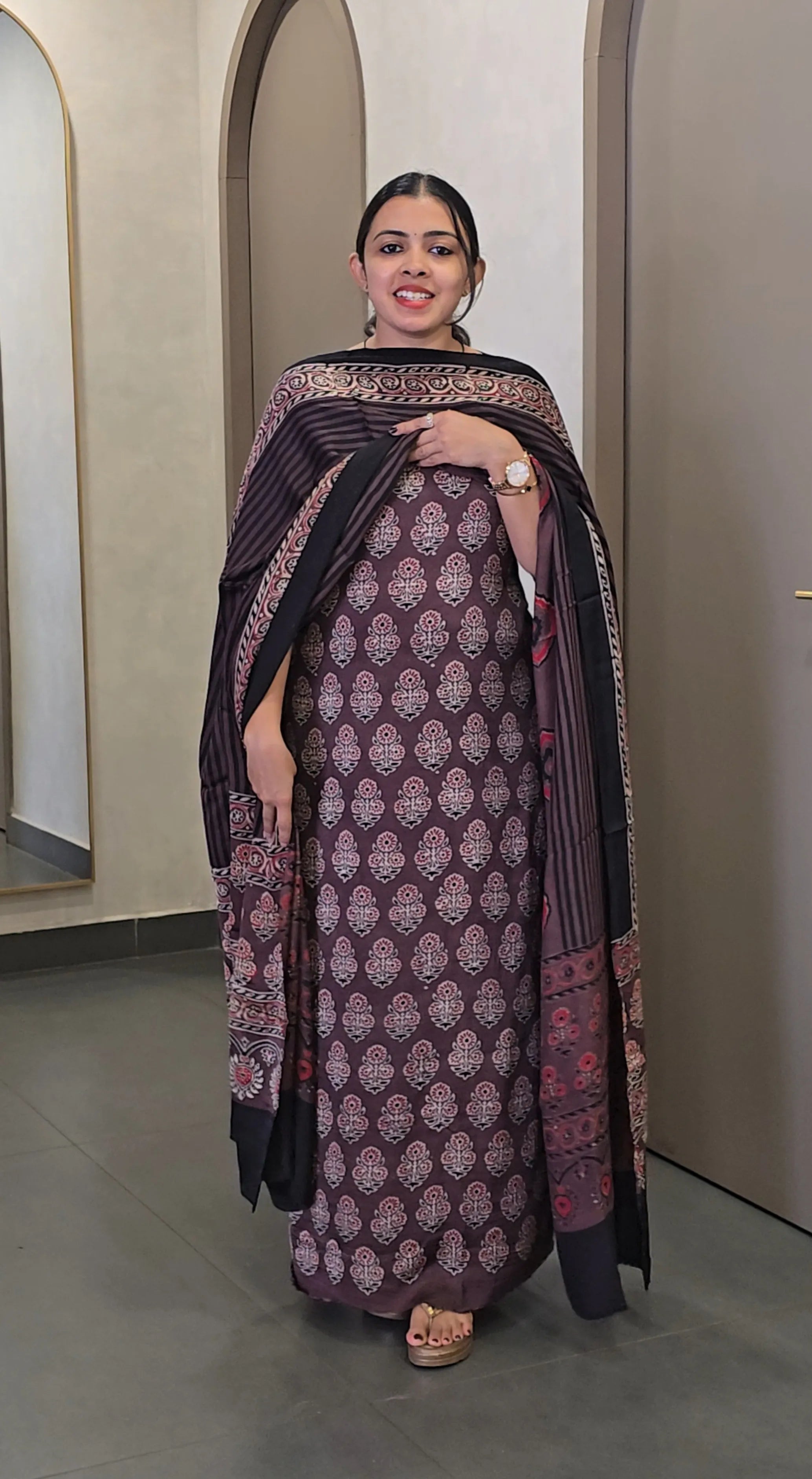 Pure Modal Silk Salwarsuit - SC 10186