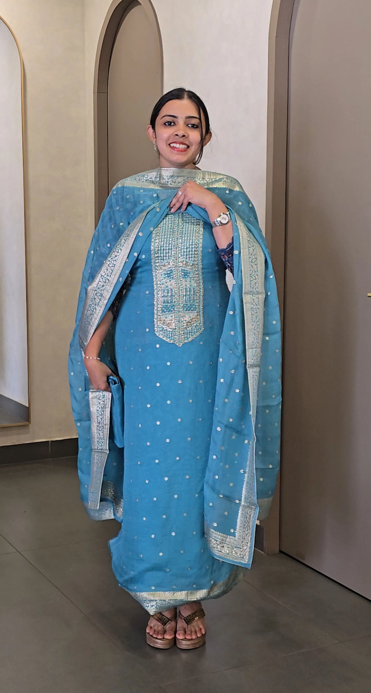 Premium Pure Georgette Salwarsuit - Offer