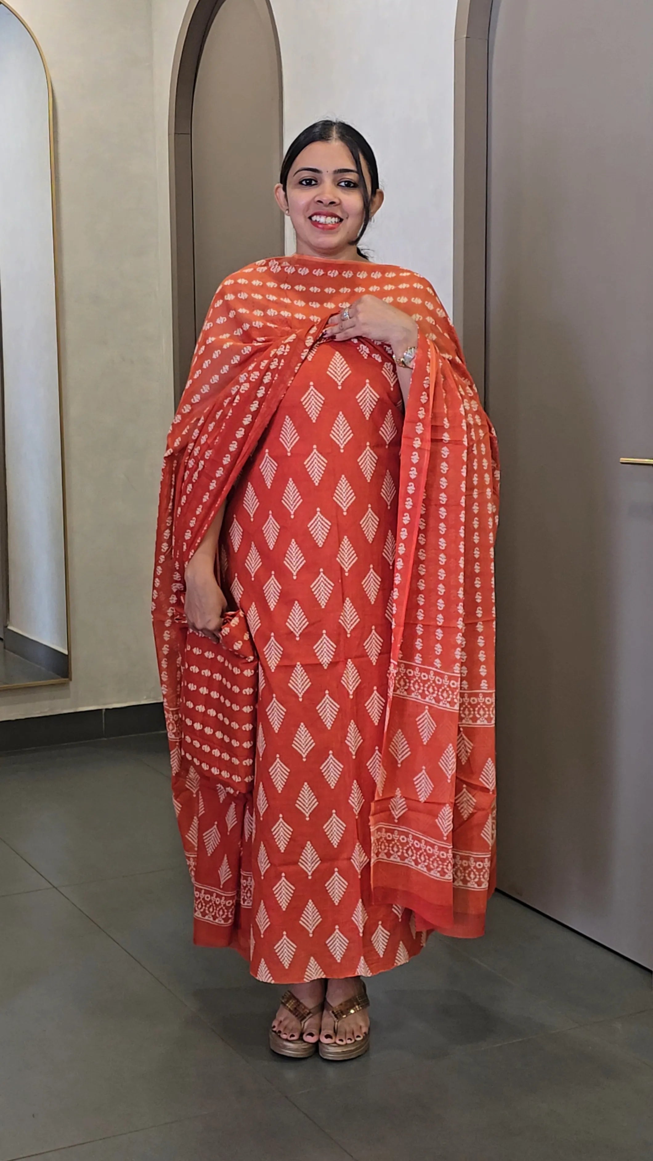 Cotton Salwarsuit - SC 10135