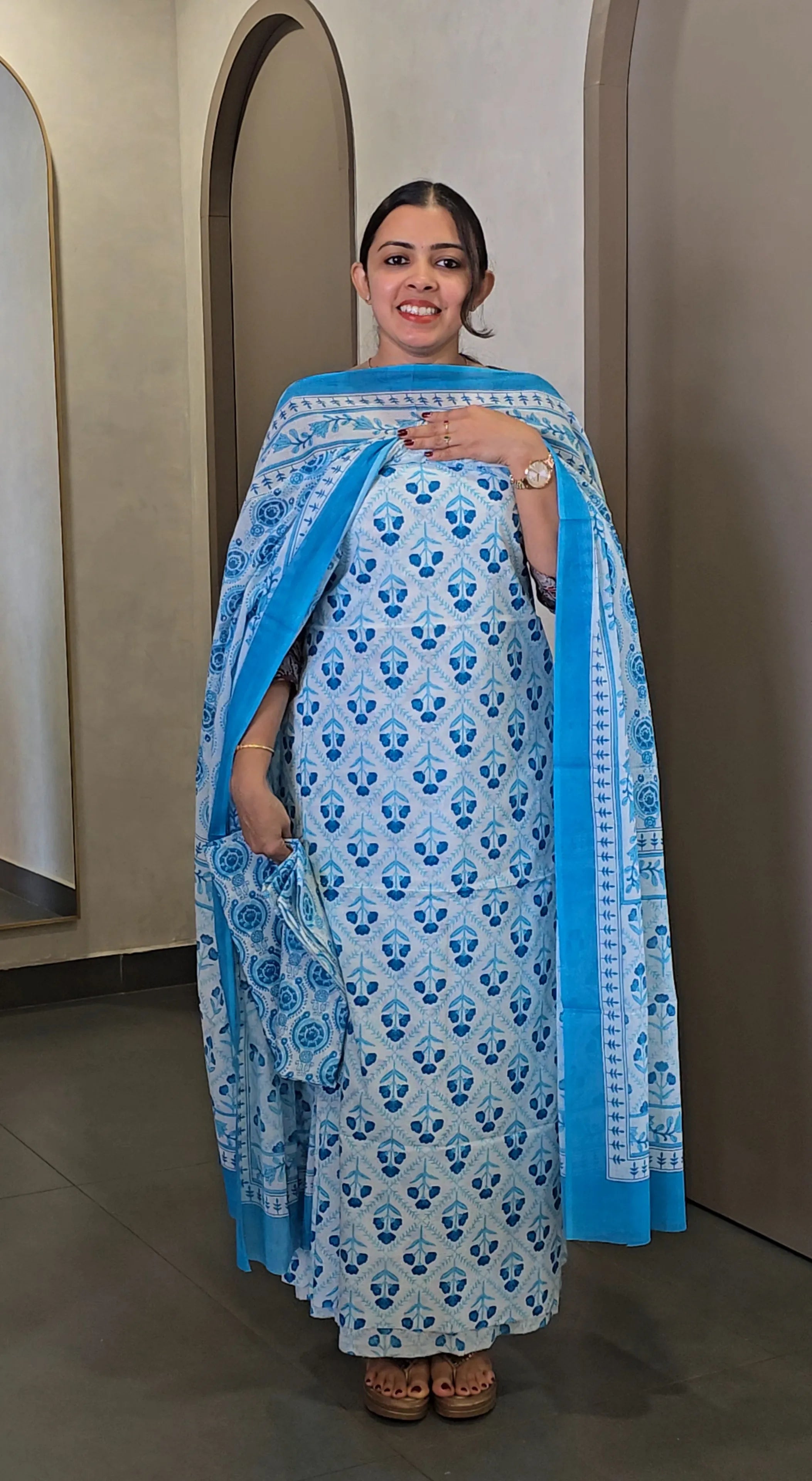 Cotton Salwarsuit - SC 10135