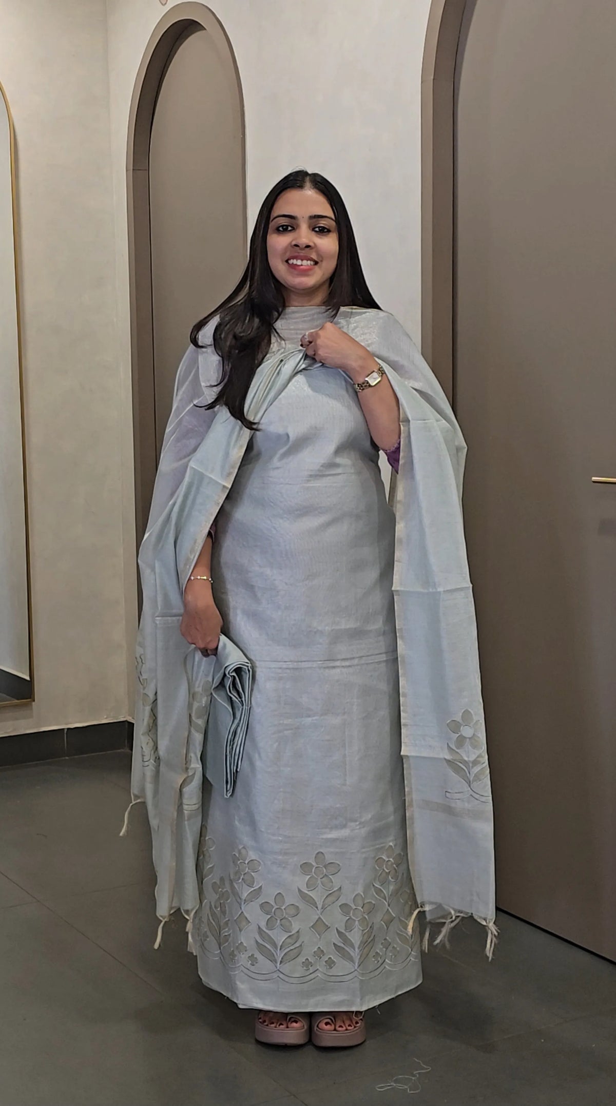Tissue Salwarsuit - SC 10813