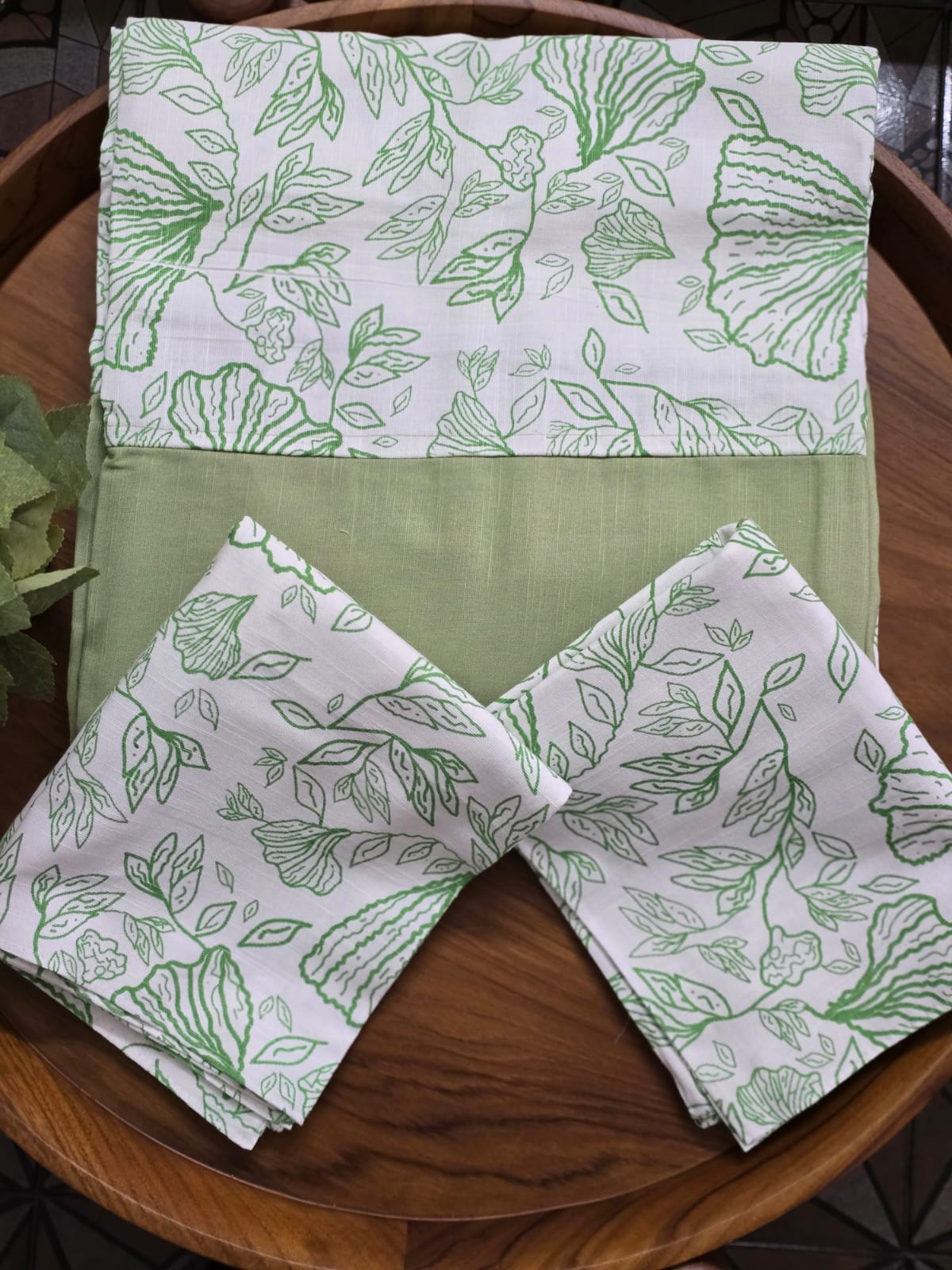 King Size - Handloom Cotton Border Bedsheet