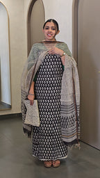 Cotton Salwarsuit with Kota Doria Dupatta