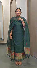 Dupion Silk with Jamdhani Weaving  - SC 10717