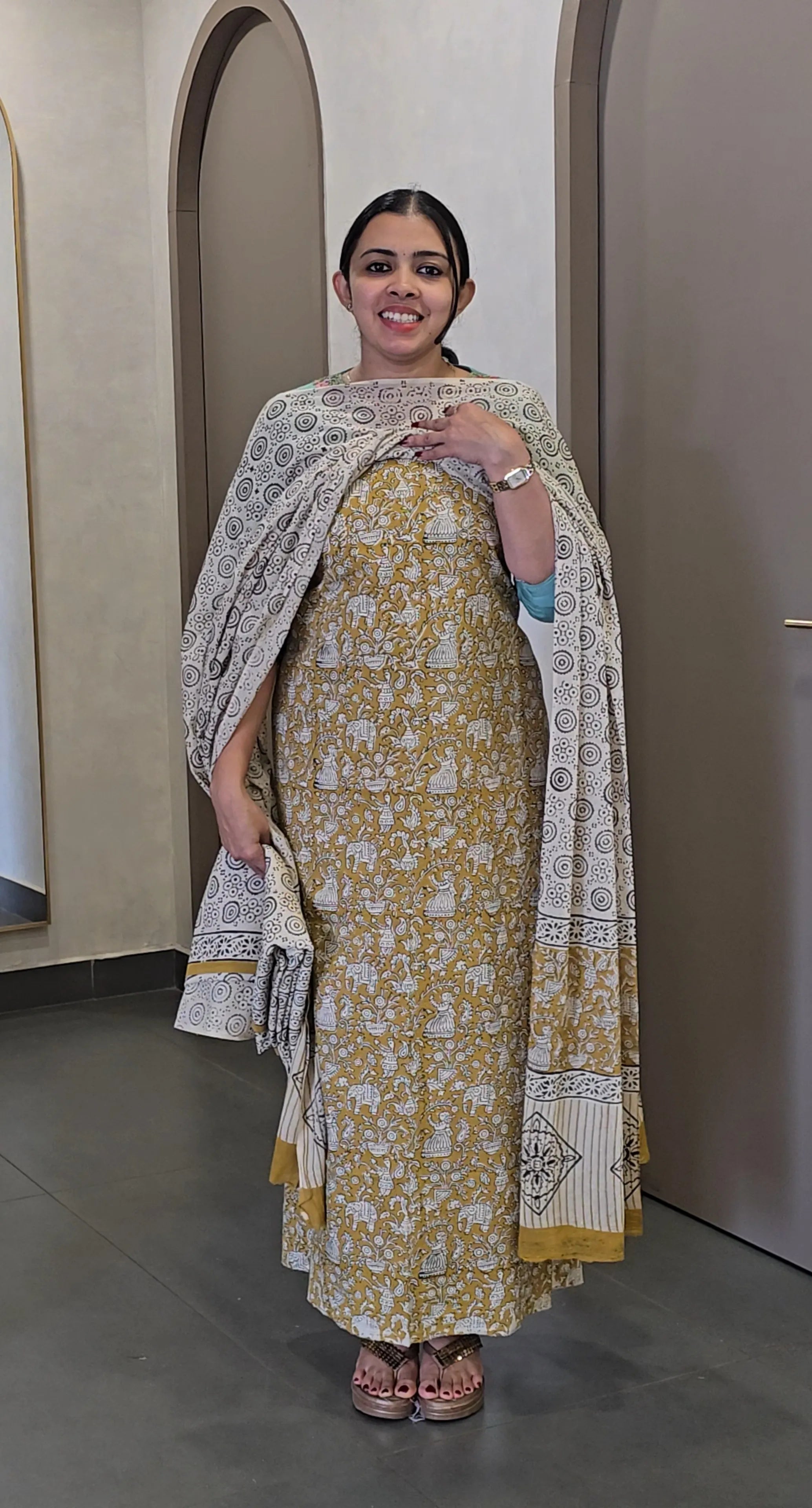 Cotton Salwarsuit - SC 10135