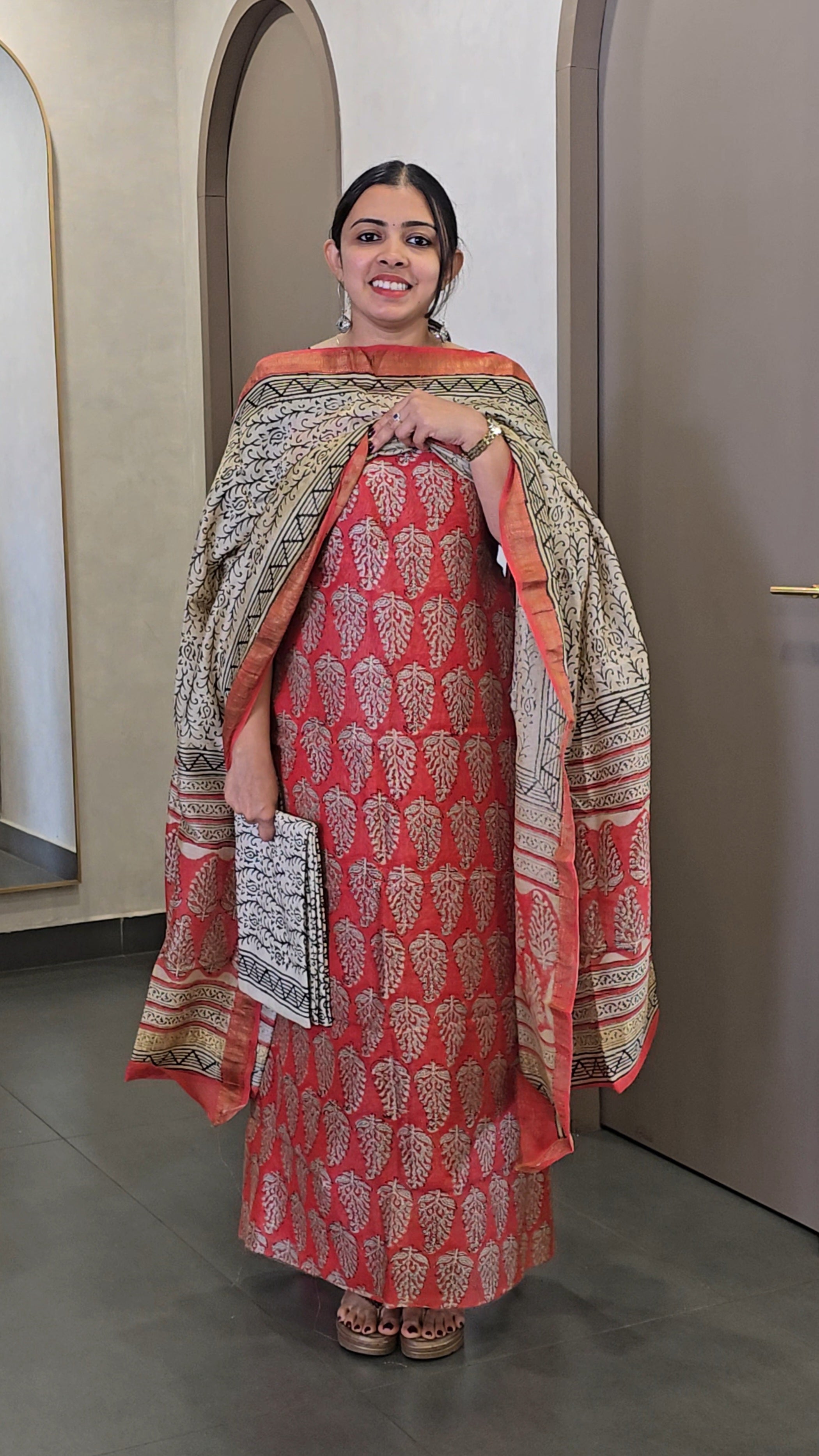 Maheshwari Silk Salwarsuit