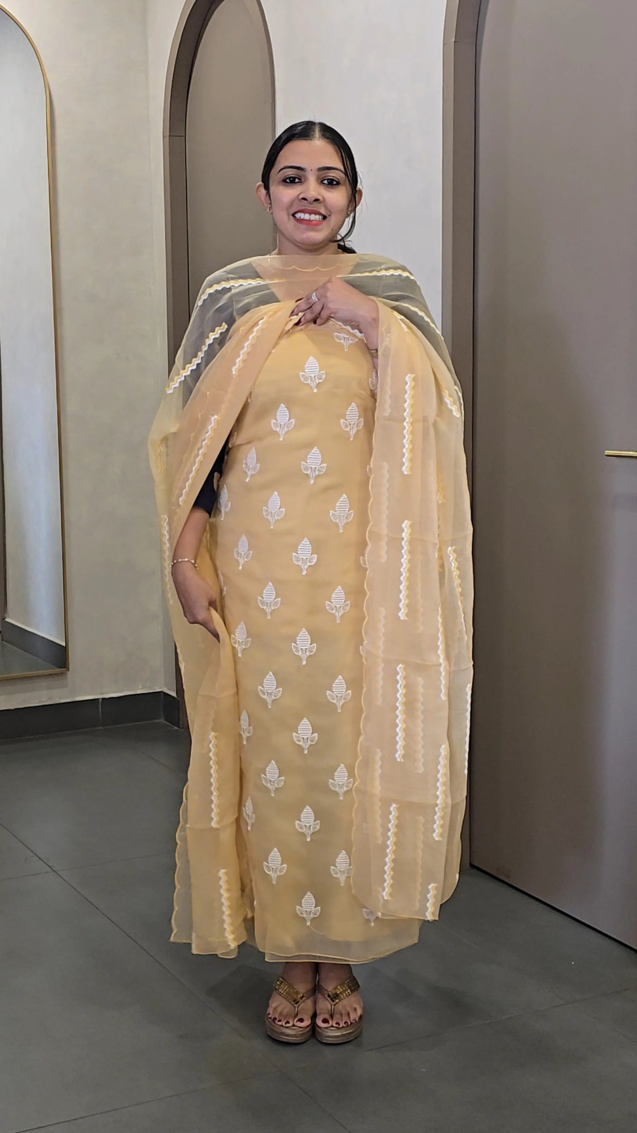 Crepe Silk Salwarsuit - SC 9810