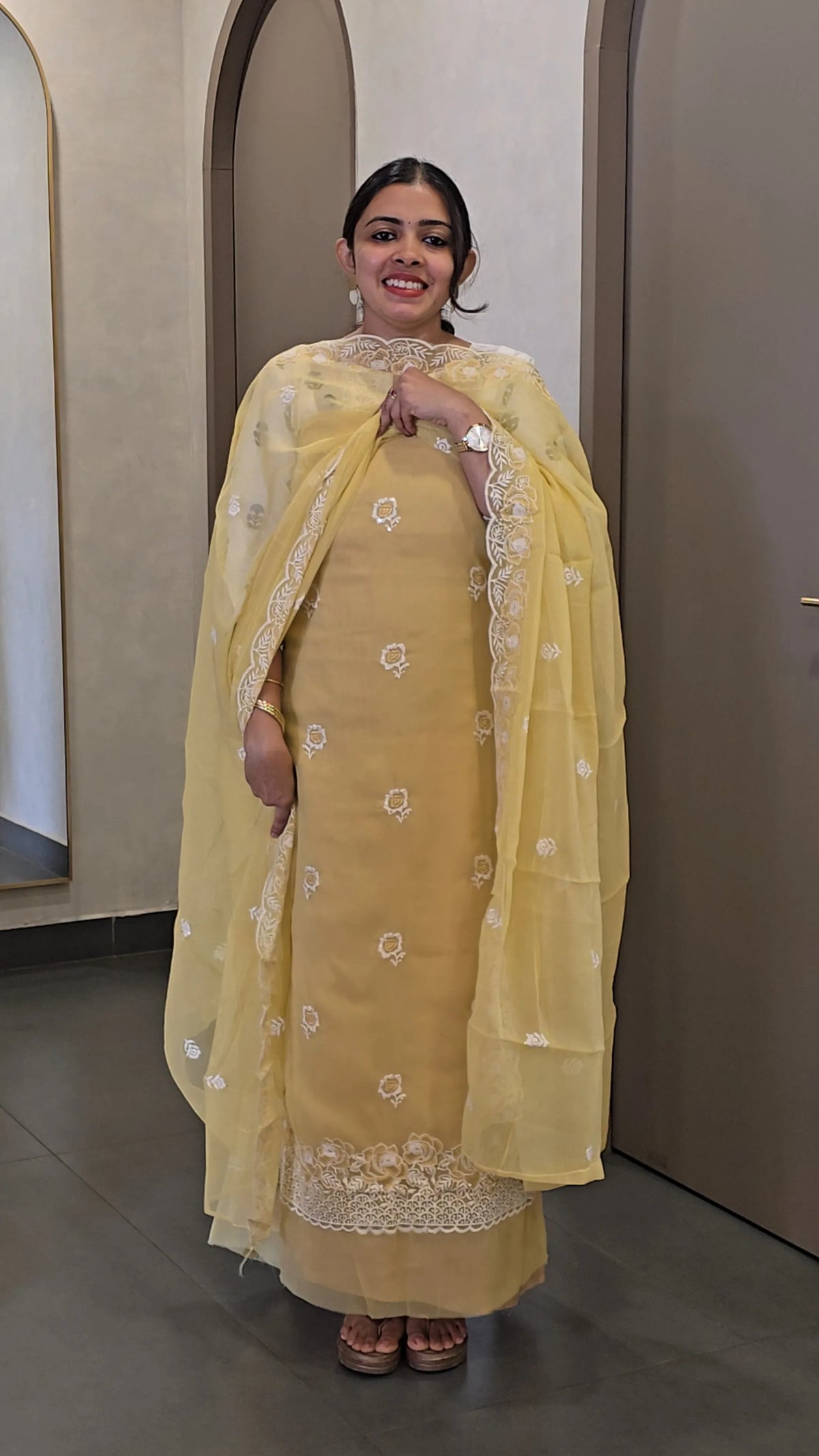 Crepe Silk Salwarsuit - SC 9594