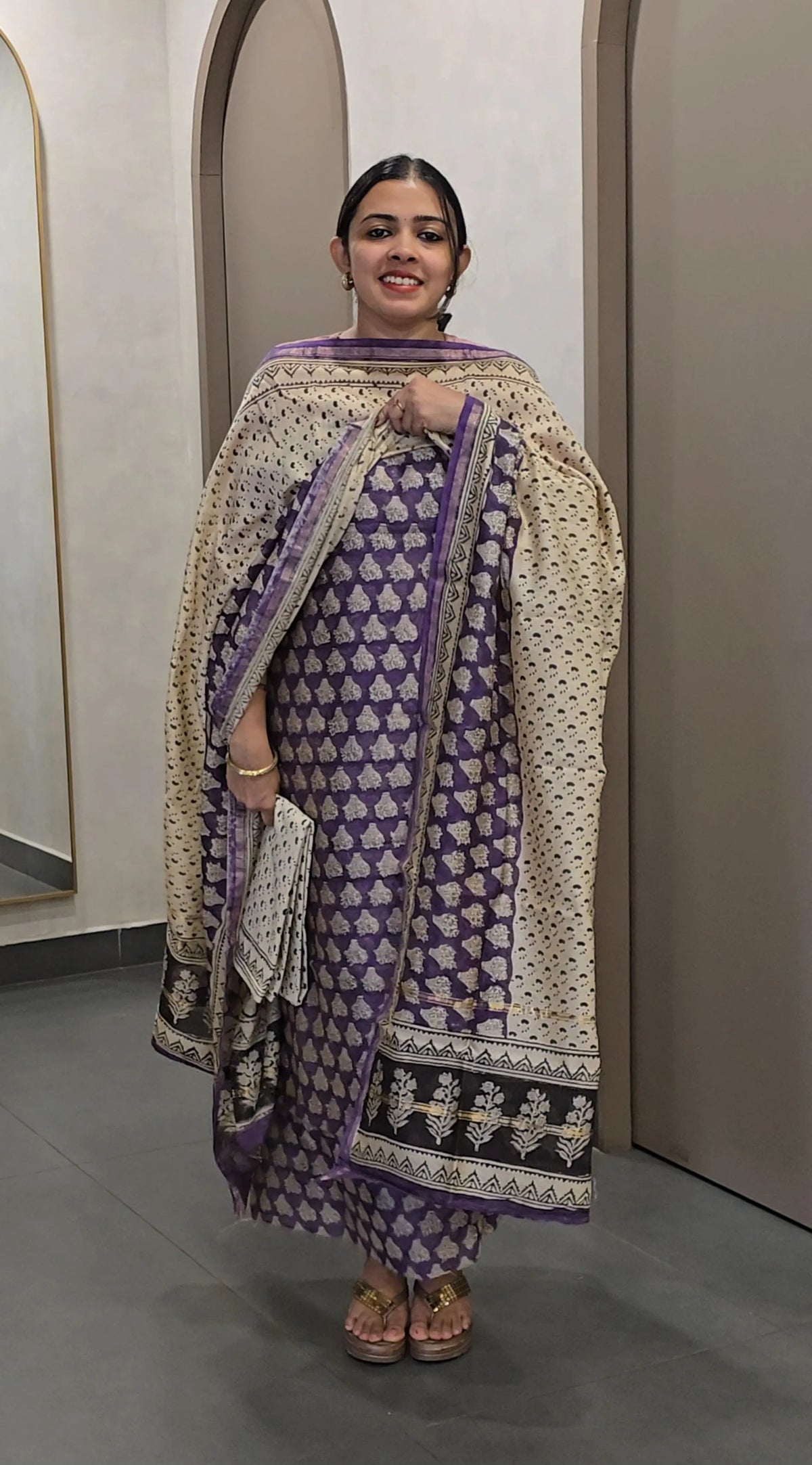 ChanderiSilk Salwarsuit - SC 10729