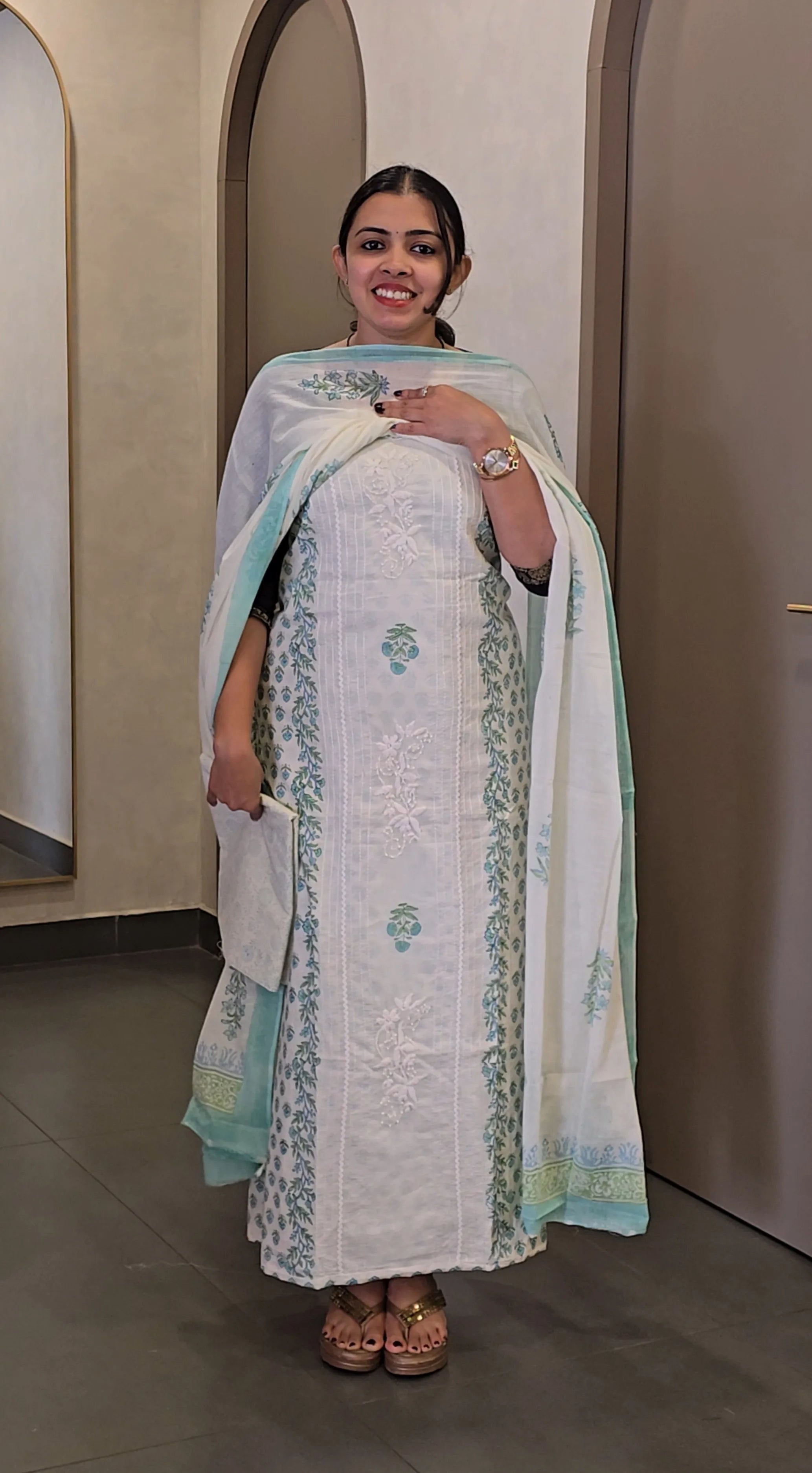 Pure Cotton Salwarsuit - SC 10183