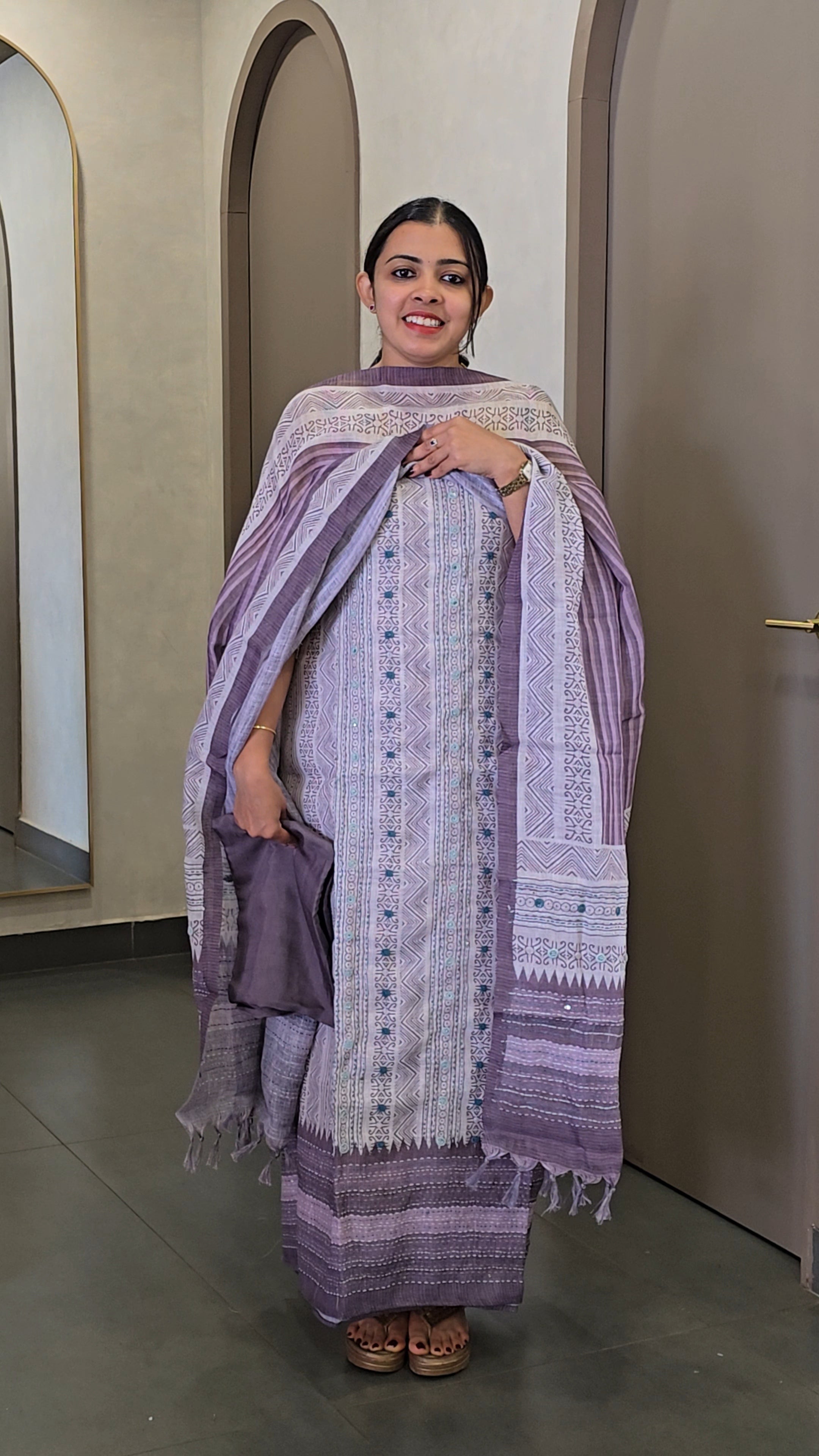 Pure Linen Salwarsuit - SC 10241
