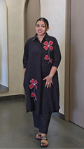 Cotton Linen Co-Ord Set - SC 10521