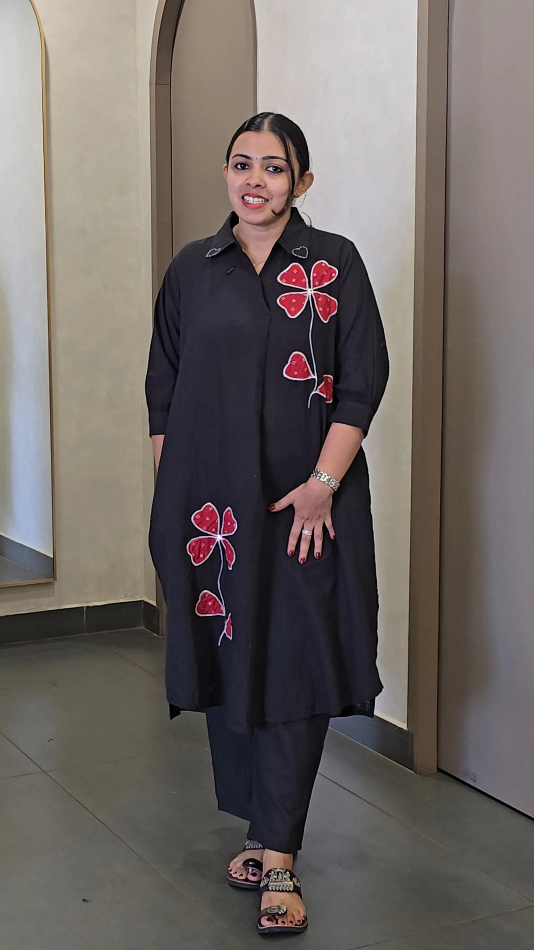 Cotton Linen Co-Ord Set - SC 10521