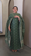 Pure Handloom Linen Salwarsuit - SC 10309