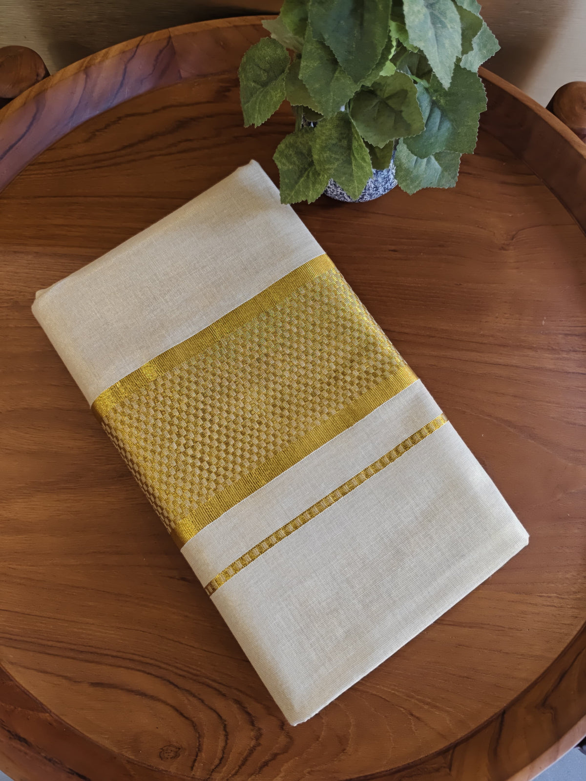 Tissue Onam Saree - SC 10456