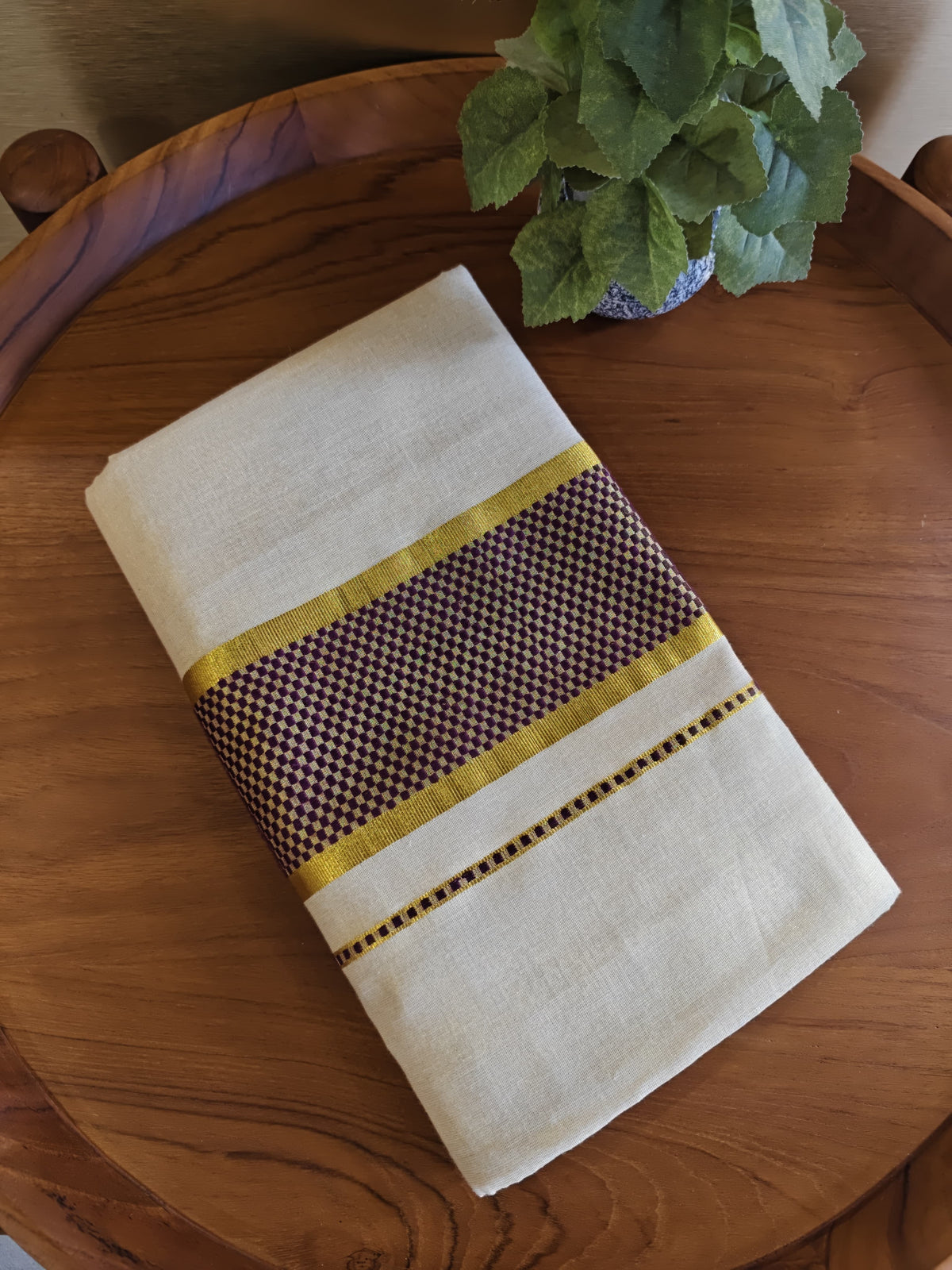 Tissue Onam Saree - SC 10456