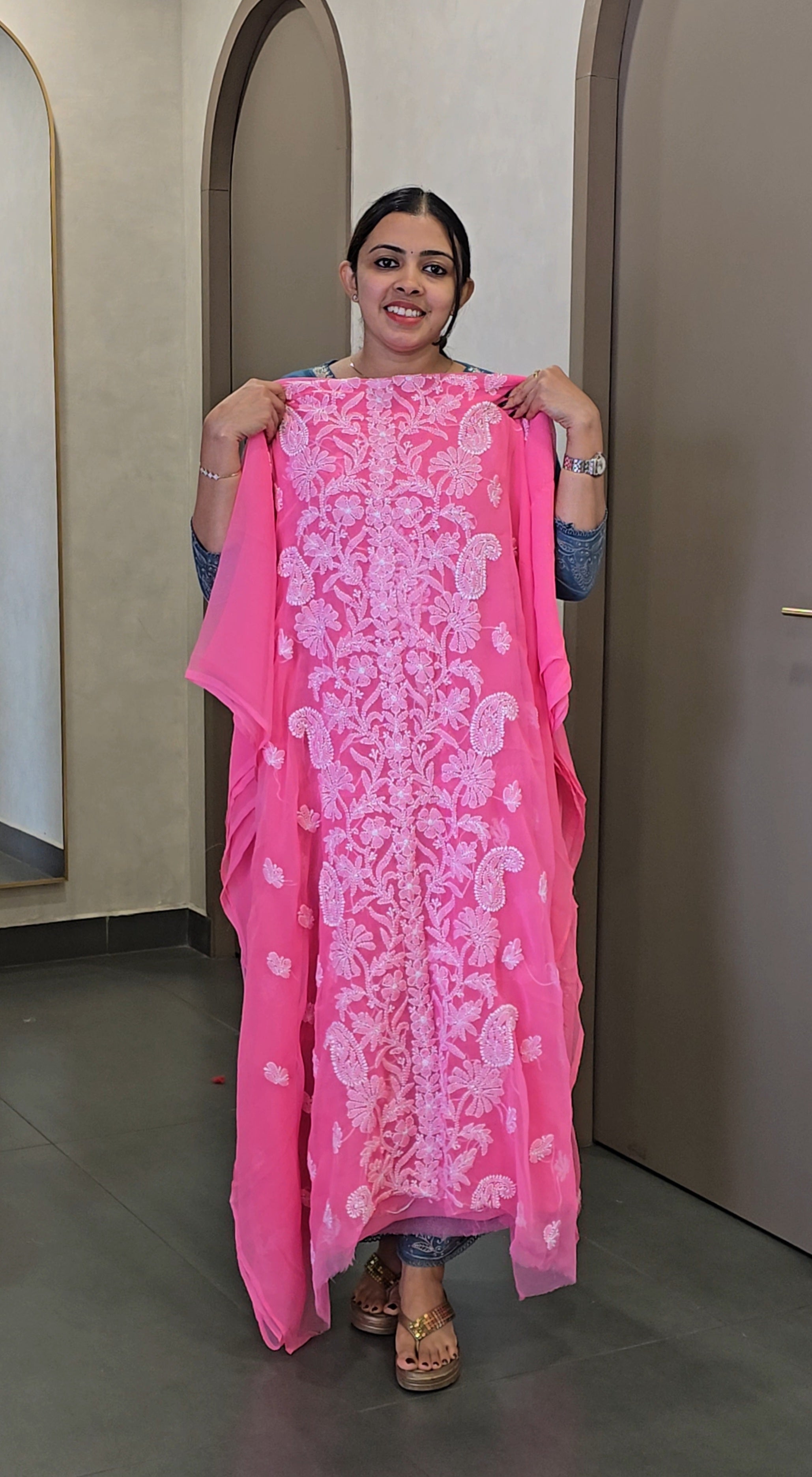 Georgette Chikankari Salwar Suit -SC 10409
