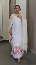 Pure Cotton Salwarsuit with Chanderi Dupatta  - SC 10306