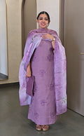 Semi-Linen Salwarsuit- Offer Sale