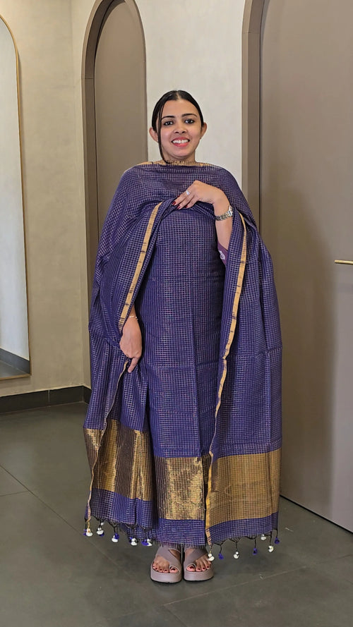Chanderi Salwarsuit - SC 10837