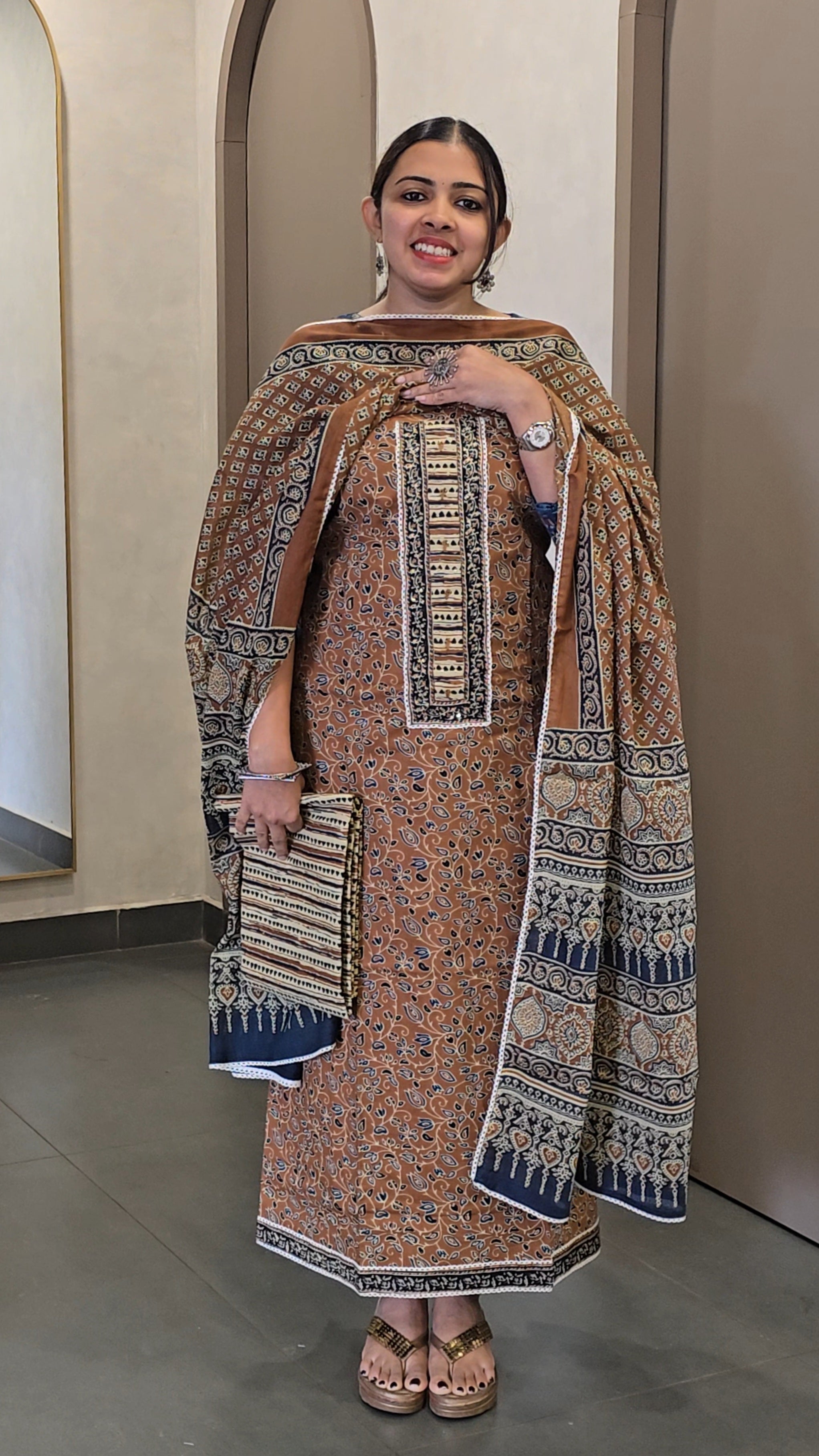 Cotton Salwarsuit - Offer Sale