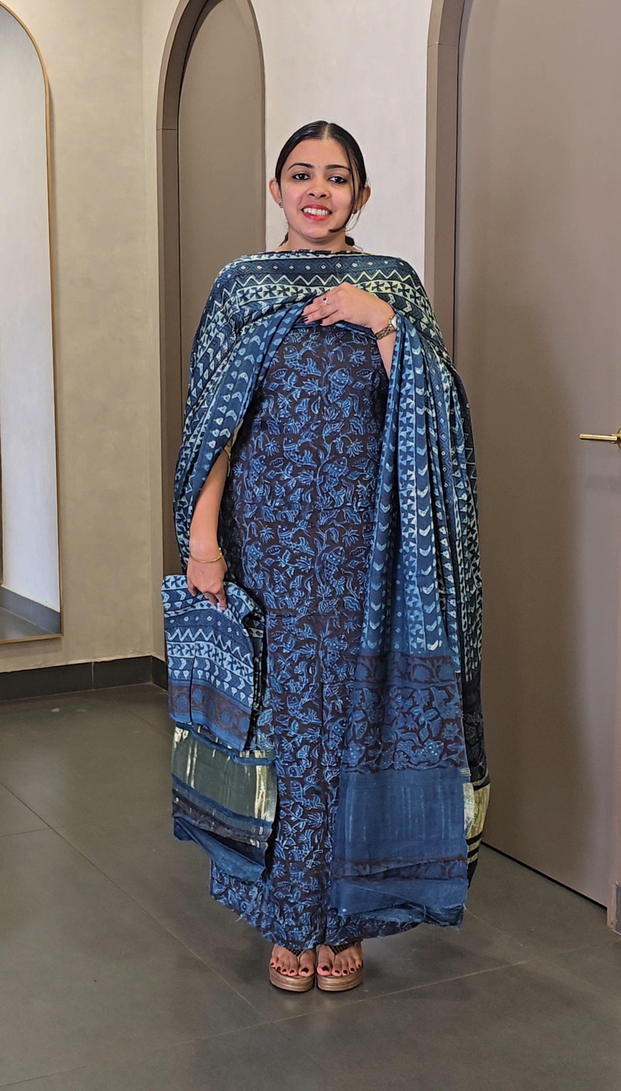 Pure Modalsilk Salwarsuit- SC 10138