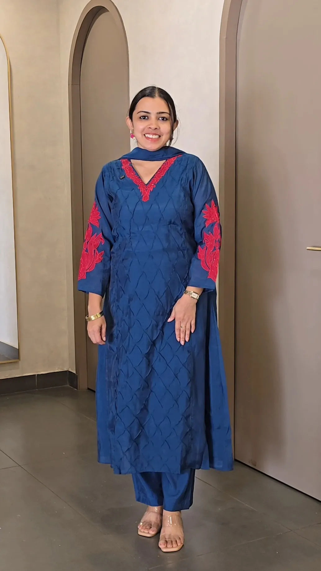 MulChanderi Salwarset - SC 10734