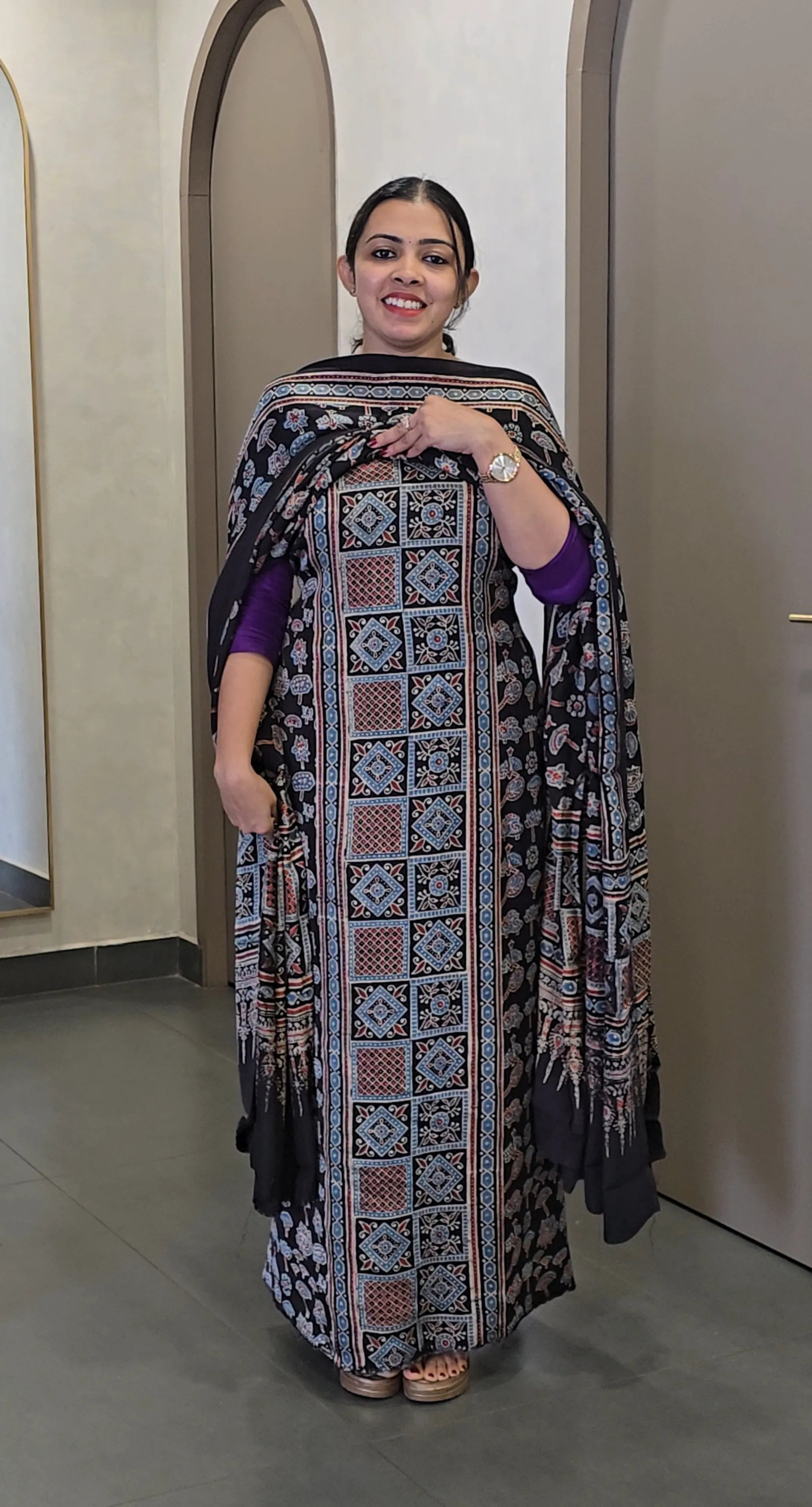 Pure Modal Silk Salwarsuit - SC 10186