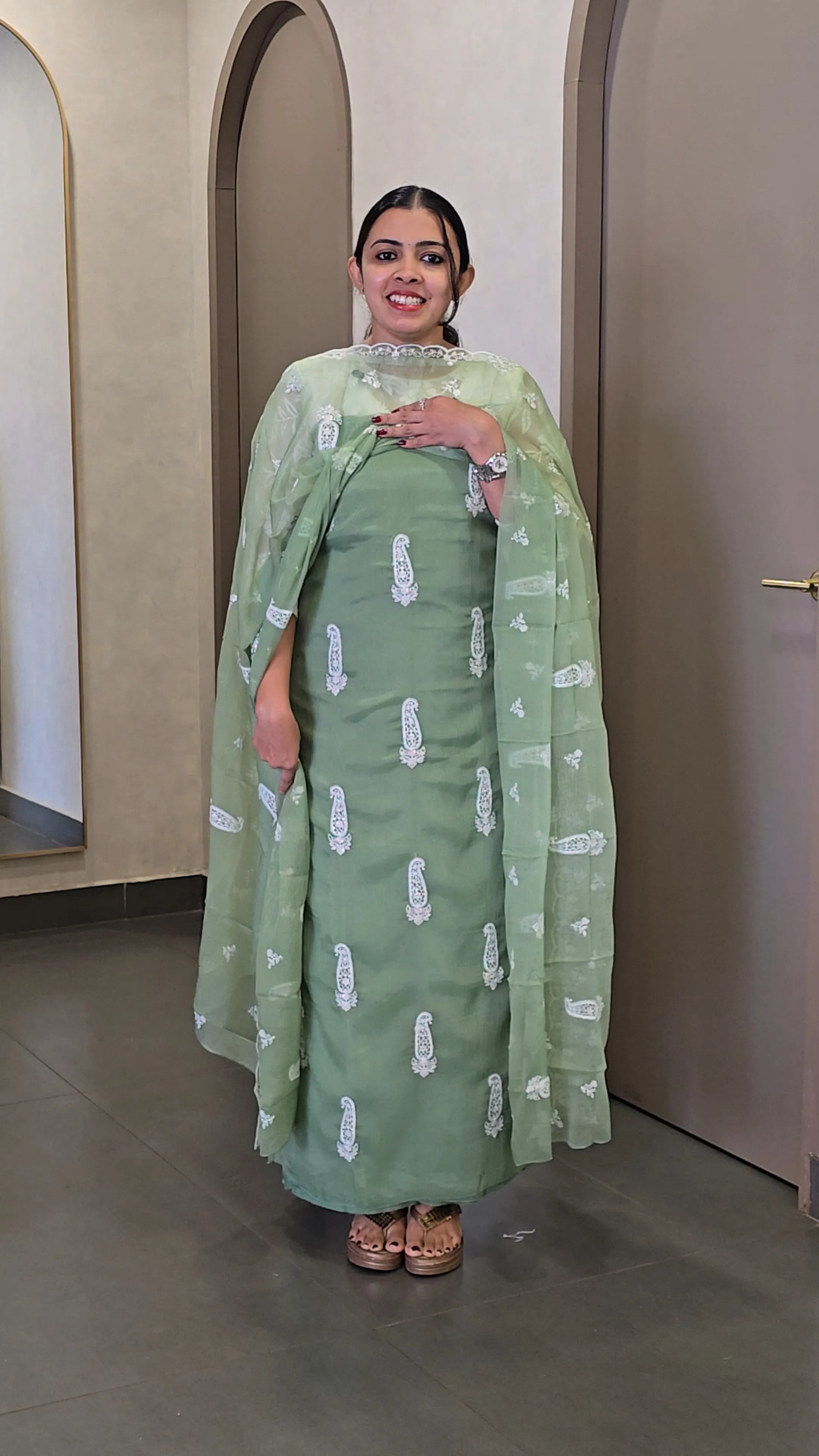 Crushed Salwarsuit - SC 9811