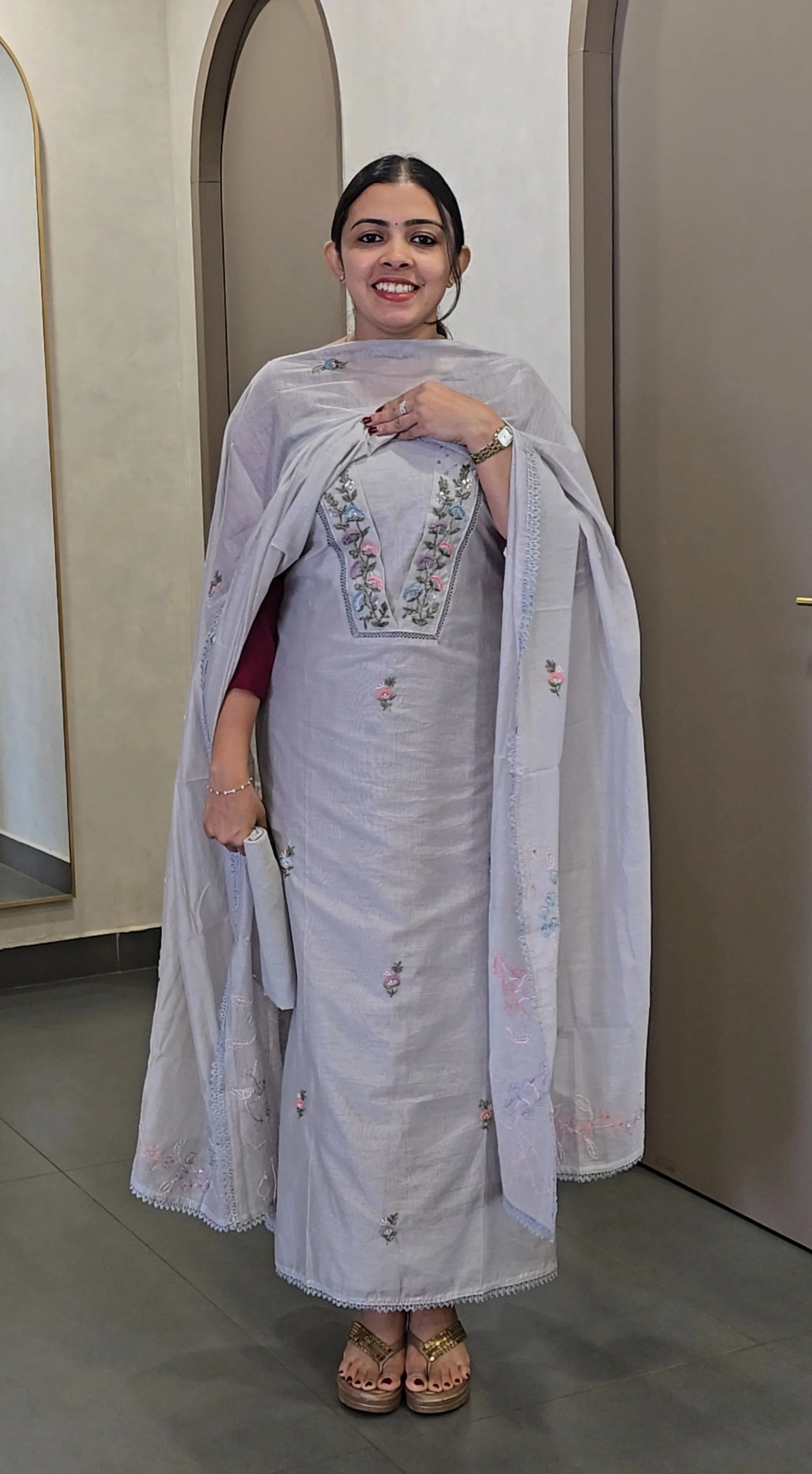 Mulchanderi Salwarsuit - SC 10708