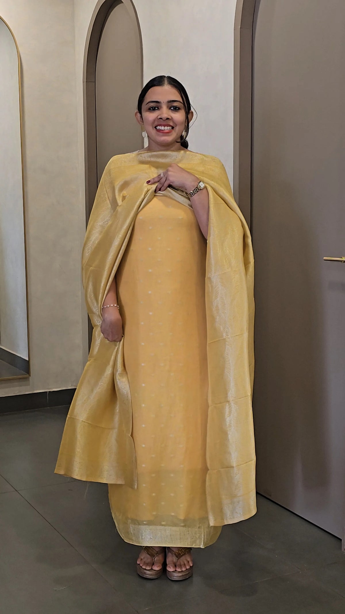 Georgette Banarasi Salwarsuit - SC 10776