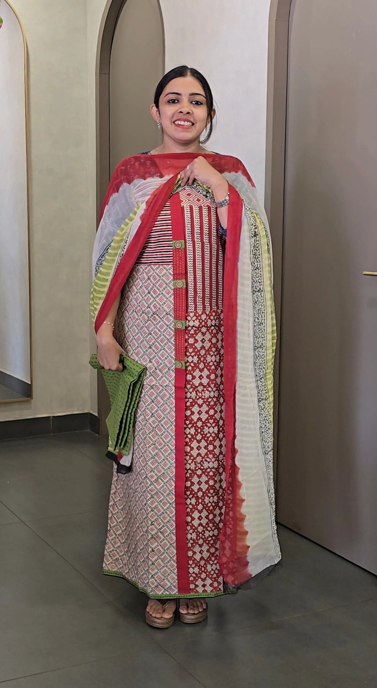 Pure Cotton Salwarsuit - Offer